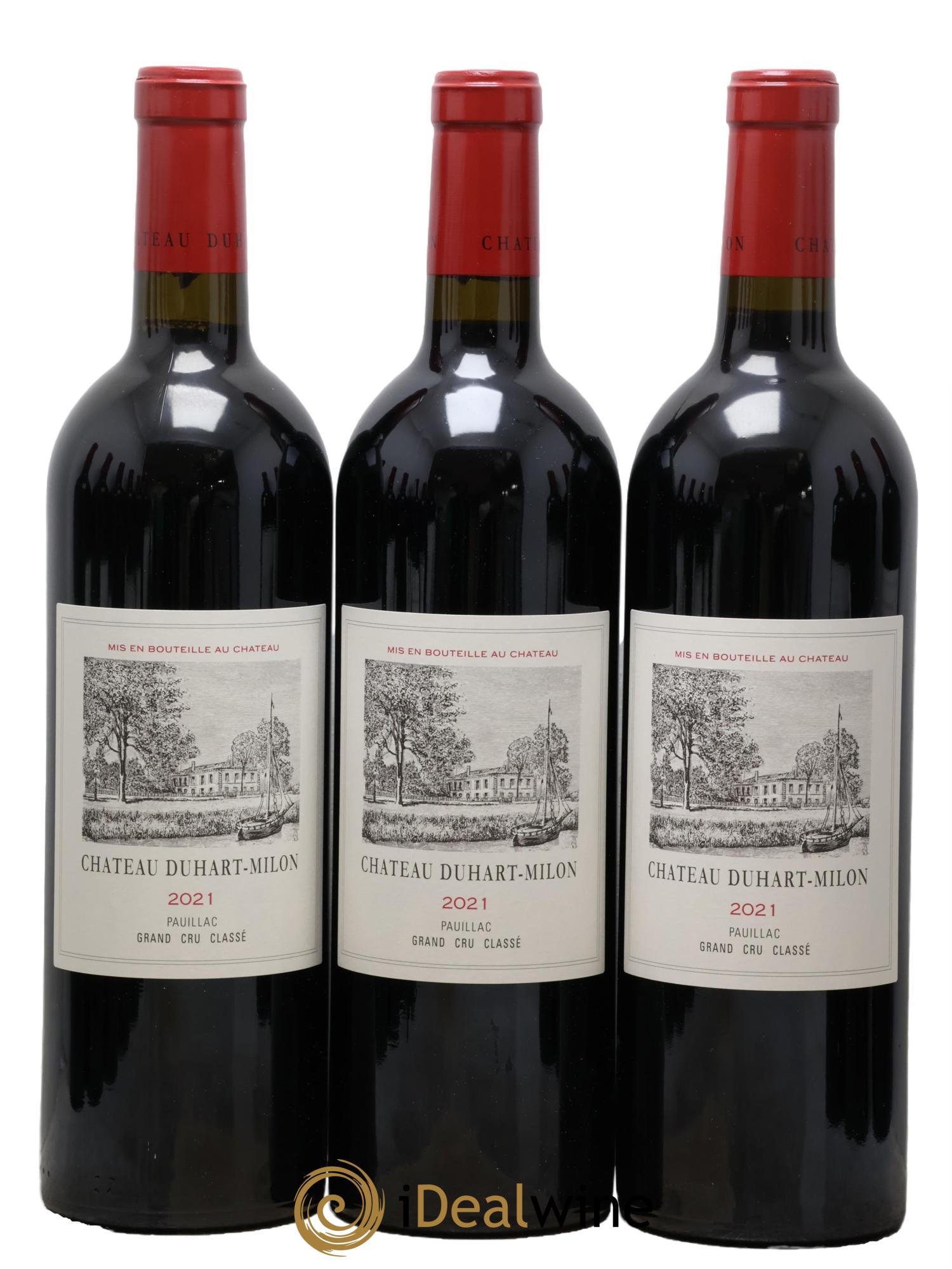 Château Duhart-Milon 4ème Grand Cru Classé  2021 - Lotto di 3 bottiglie - 0