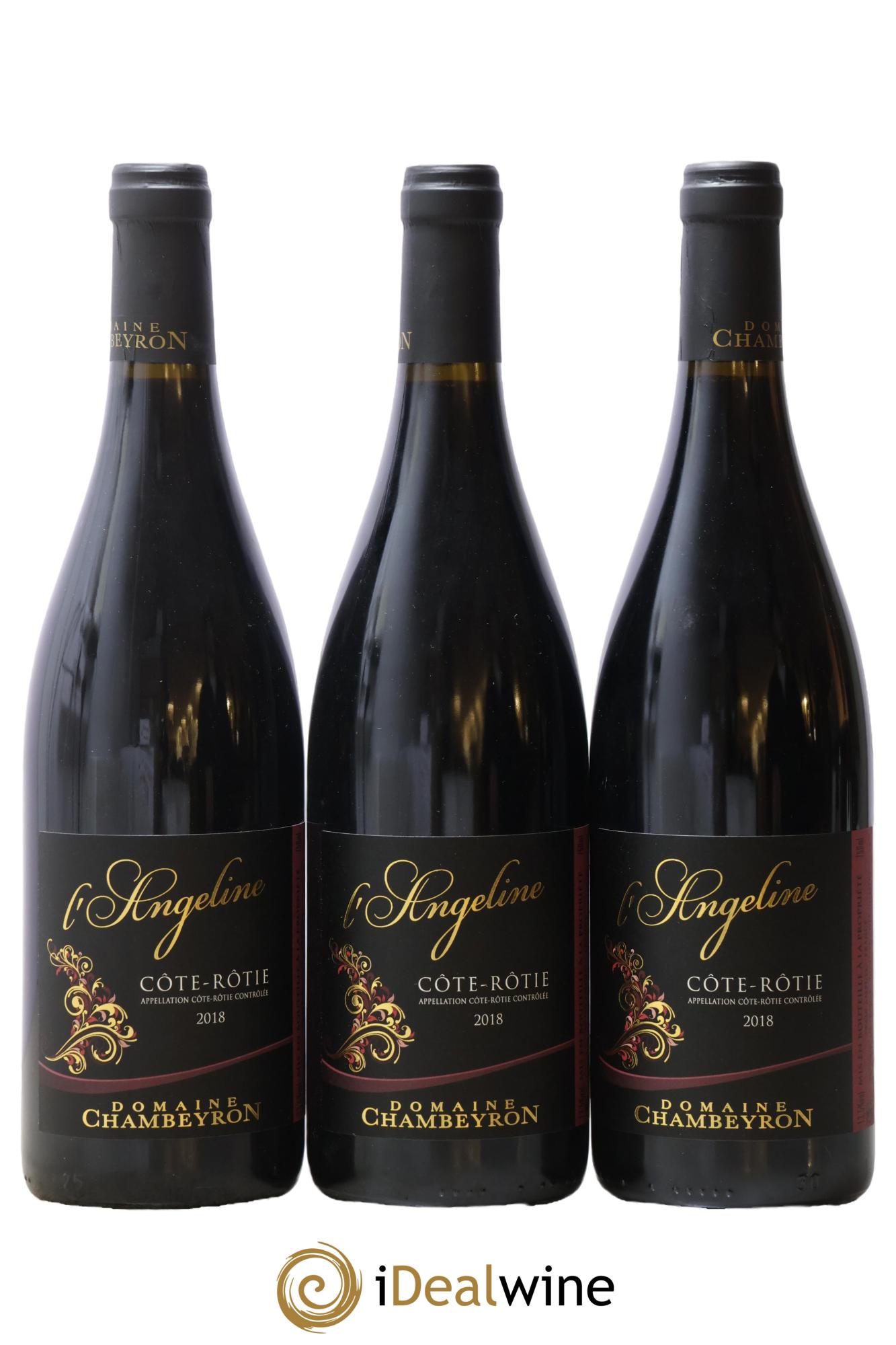 Côte-Rôtie Angeline Domaine Chambeyron 2018 - Lot de 3 bouteilles - 0