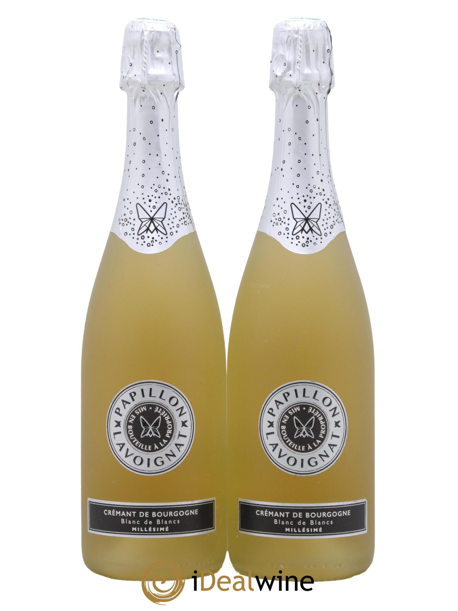 Crémant de Bourgogne Papillon Lavoignat 2018 - Lot de 2 bouteilles - 0