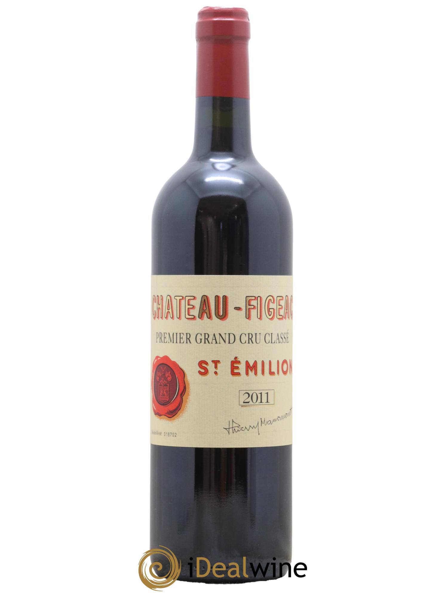 Château Figeac 1er Grand Cru Classé A 2011 - Lotto di 1 bottiglia - 0
