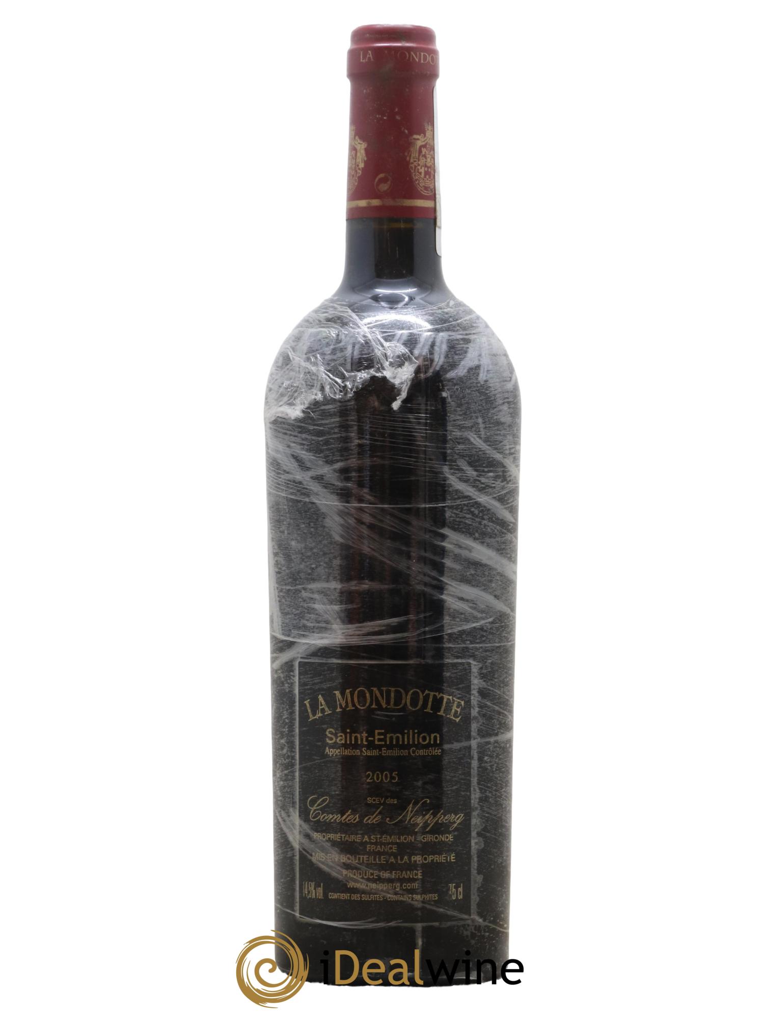 La Mondotte 1er Grand Cru Classé B depuis 2012 2005 - Lot de 1 bouteille - 1