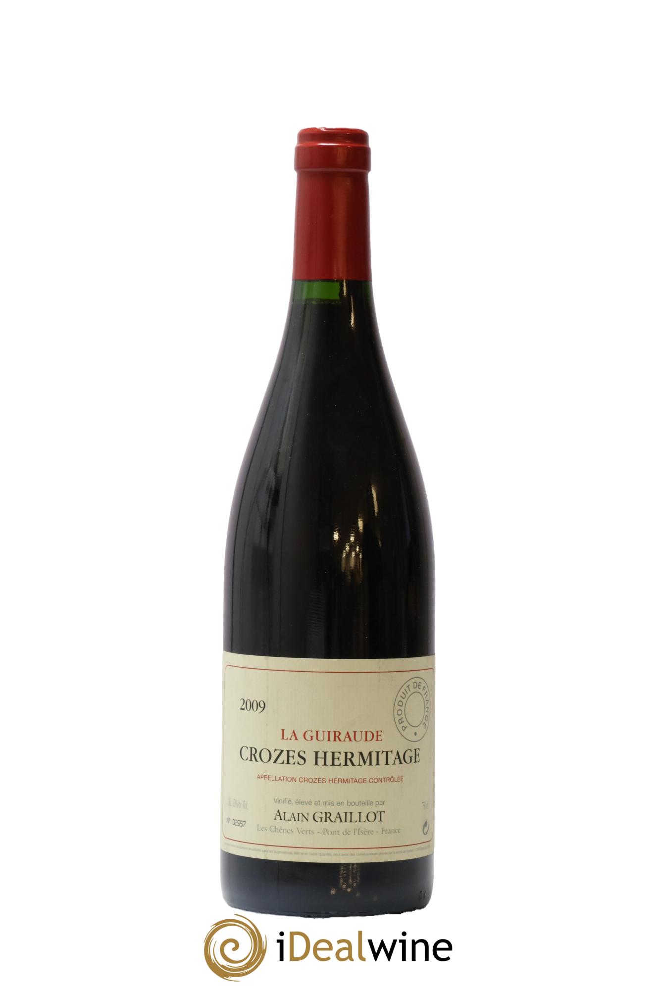 Crozes-Hermitage La Guiraude Domaine Graillot 2009 - Lot de 1 bouteille - 0