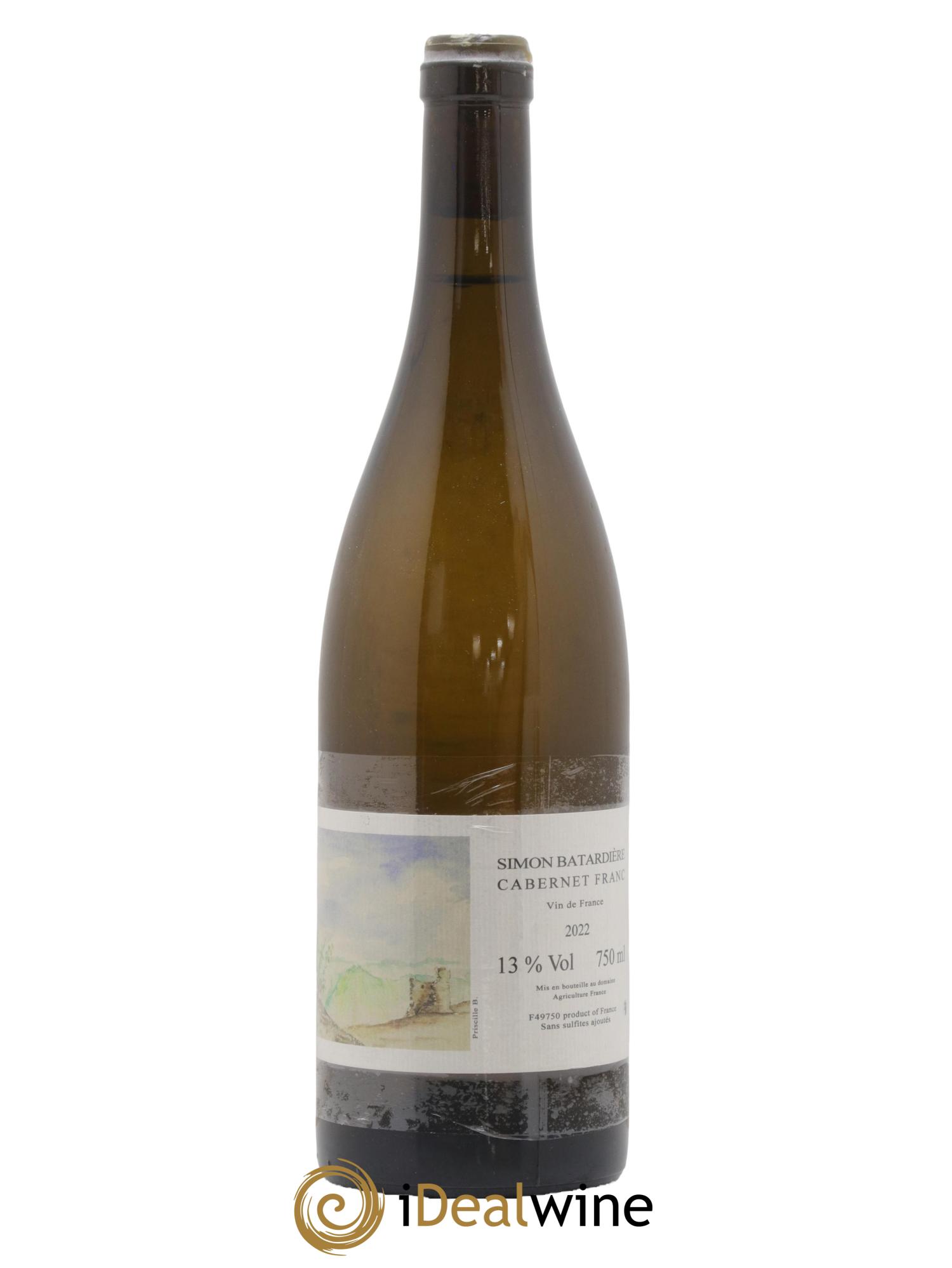 Vin de France Cabernet Franc Domaine Simon Batardiere 2022 - Lot de 1 bouteille - 0