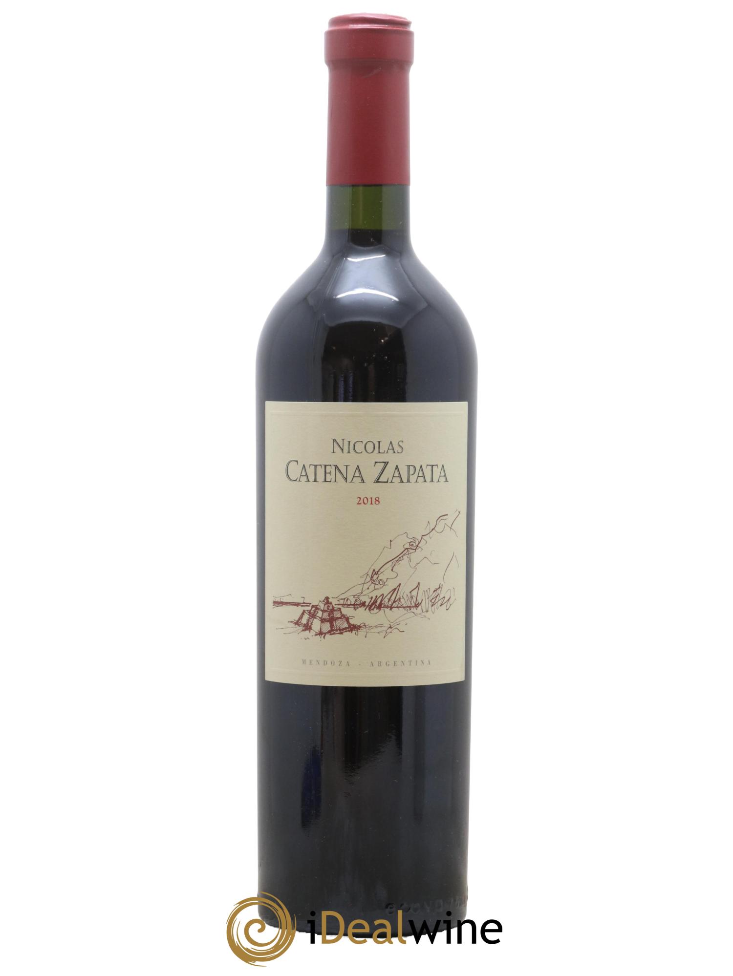Mendoza Catena Zapata Nicolas 2018 - Lot de 1 bouteille - 0