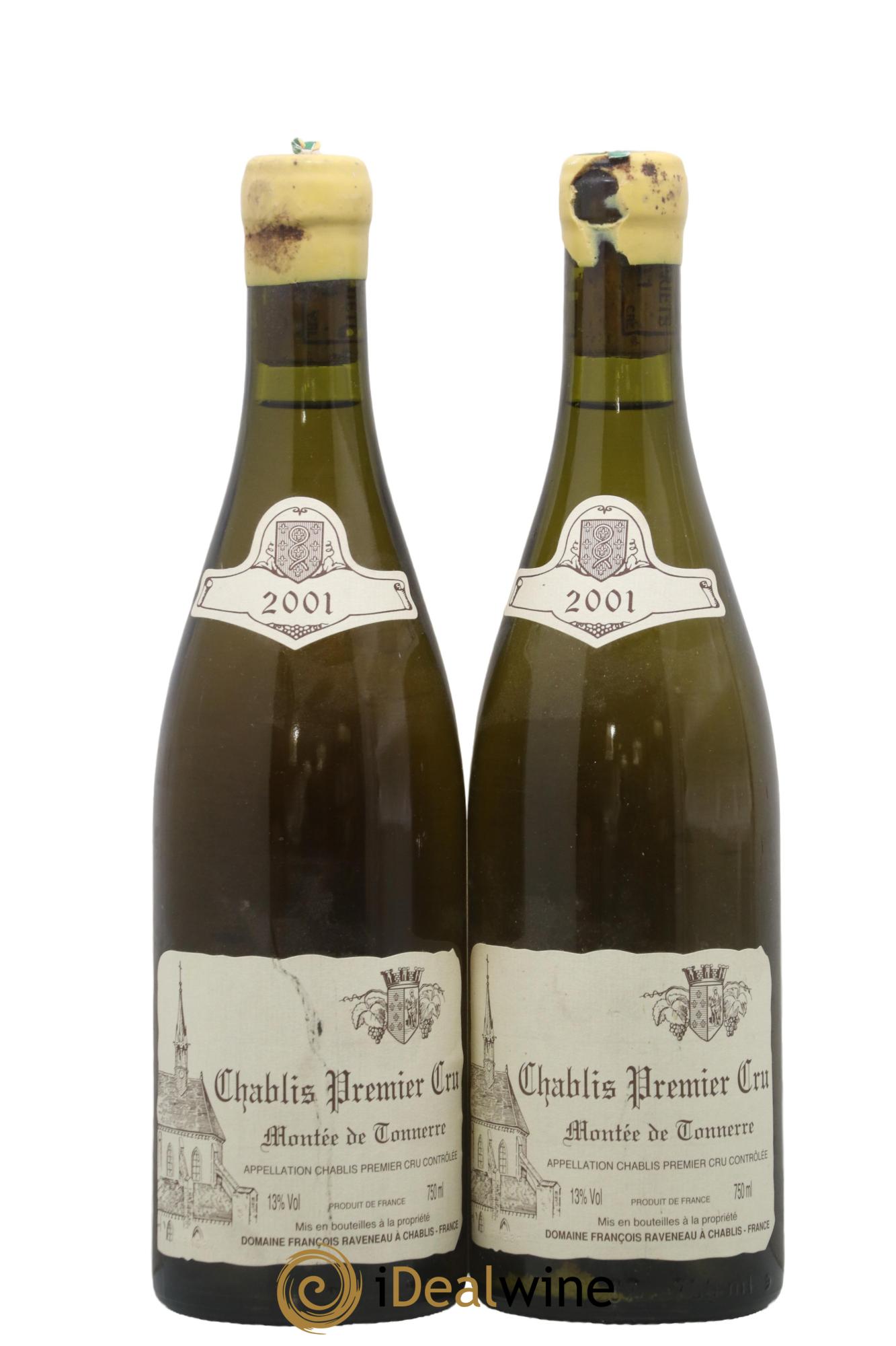 Chablis 1er Cru Montée de Tonnerre Raveneau (Domaine) 2001 - Lotto di 2 bottiglie - 0
