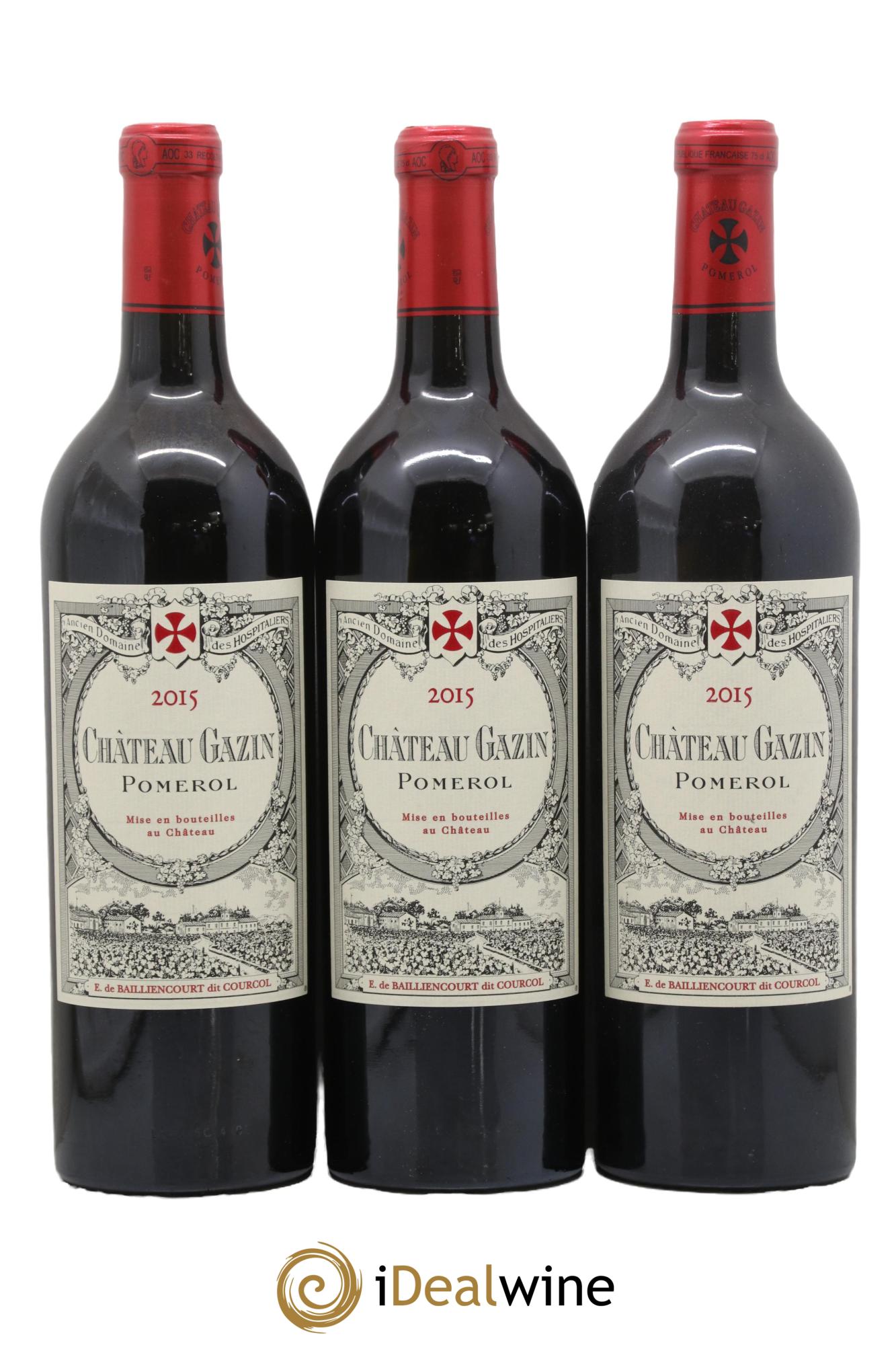 Château Gazin 2015 - Posten von 3 Flaschen - 0