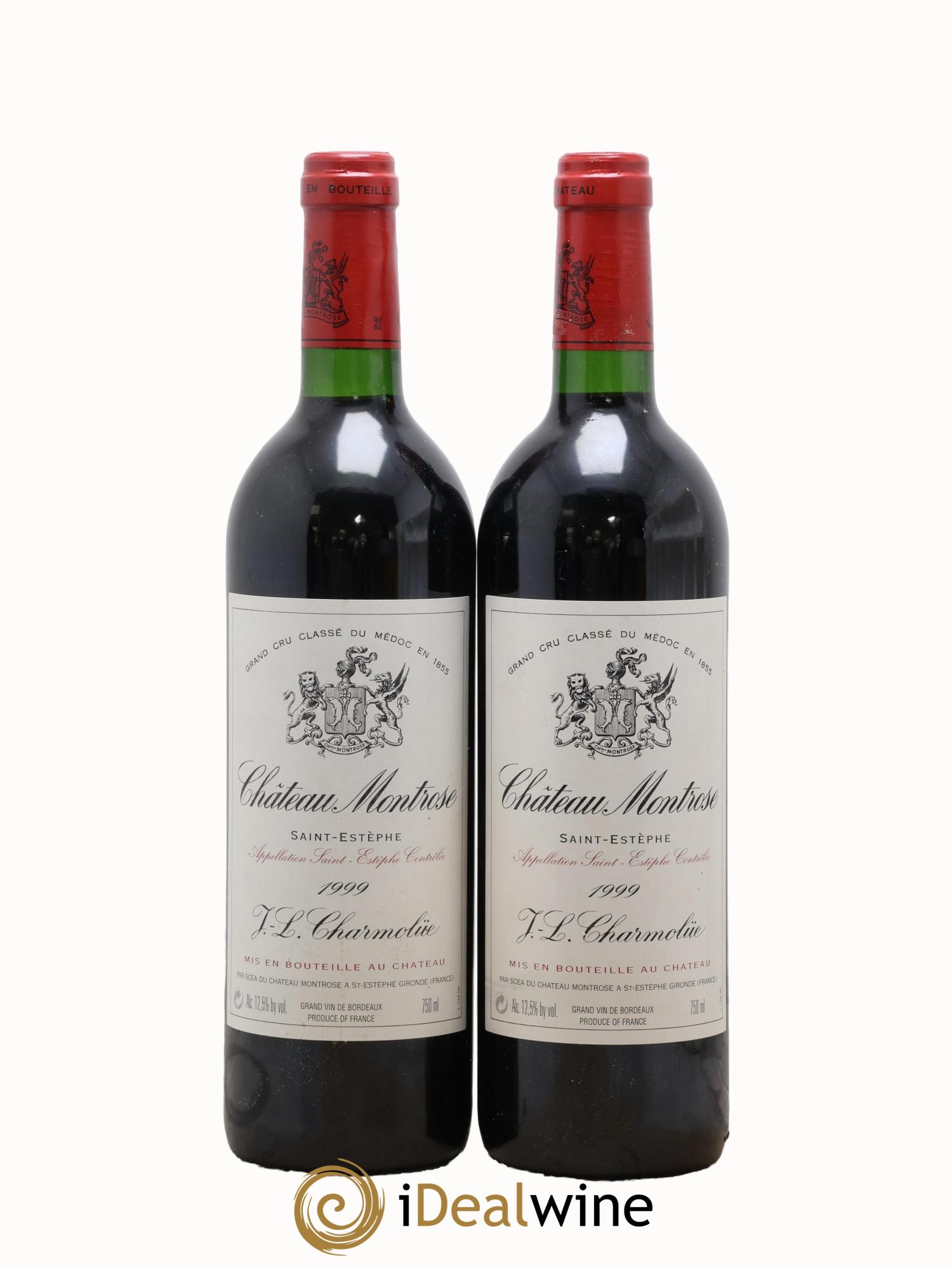 Château Montrose 2ème Grand Cru Classé 1999 - Lot de 2 bouteilles - 0