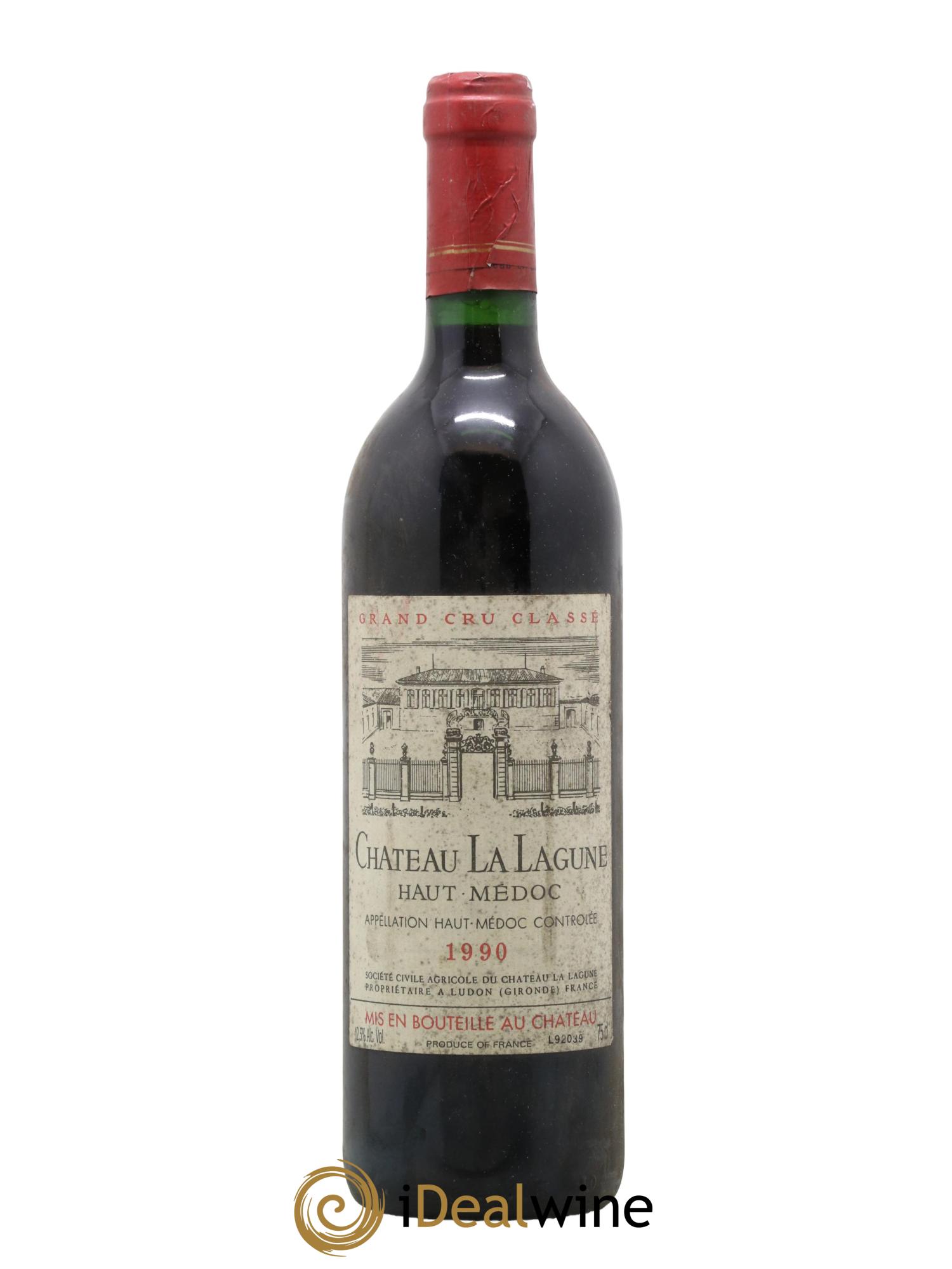 Château la Lagune 3ème Grand Cru Classé 1990 - Lot de 1 bouteille - 0