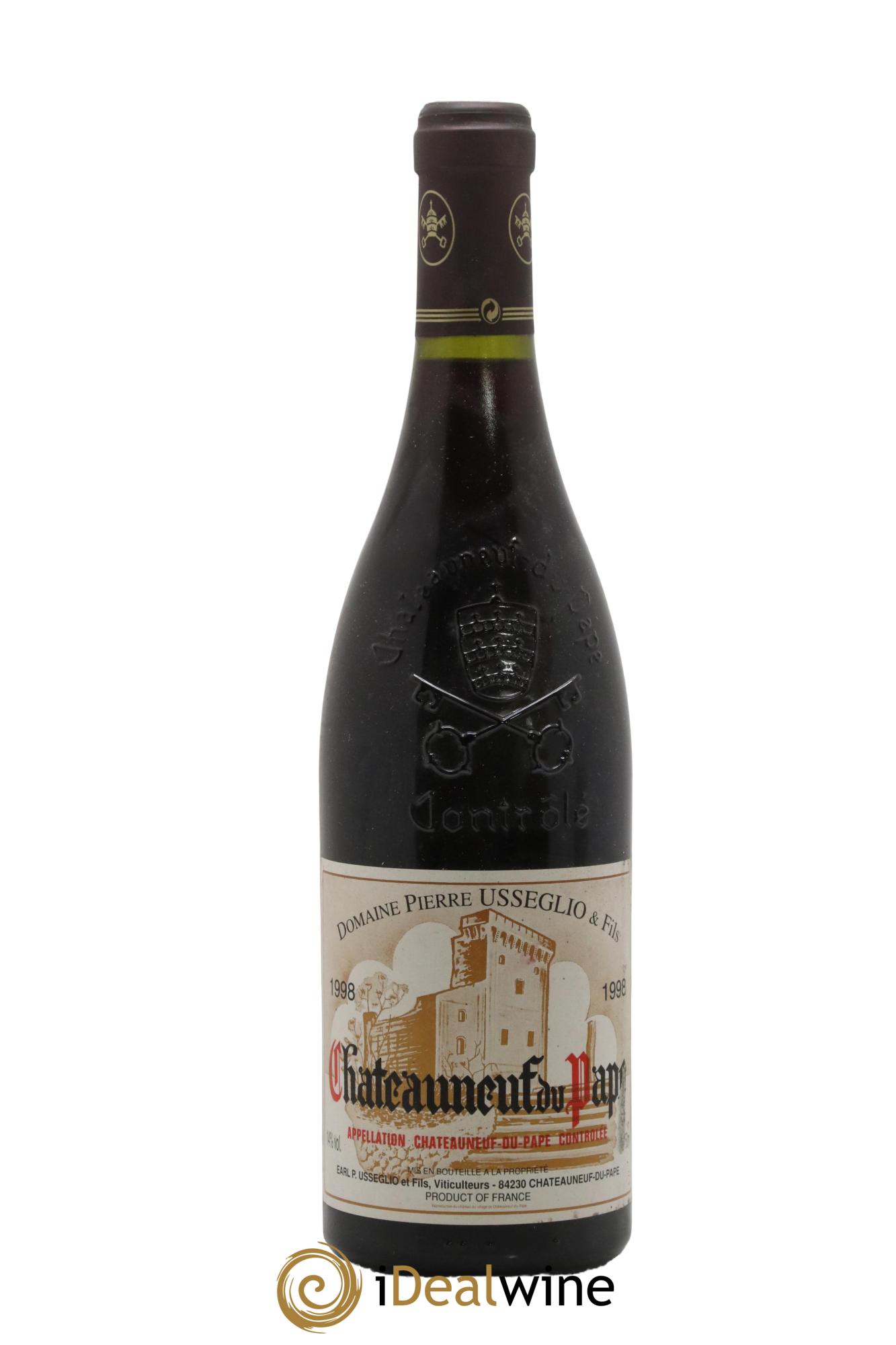 Châteauneuf-du-Pape Domaine Usseglio 1998 - Lot de 1 bouteille - 0