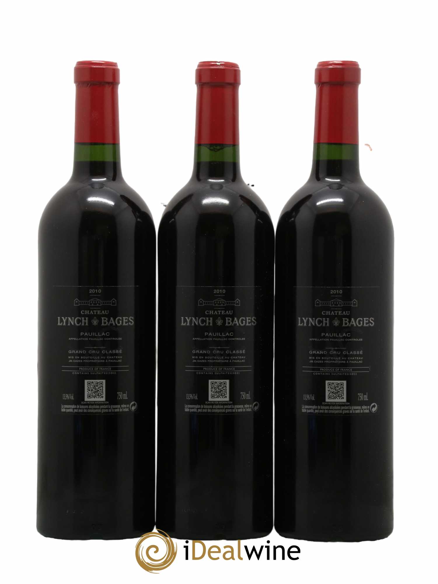 Château Lynch Bages 5ème Grand Cru Classé  2010 - Lot of 6 bottles - 4