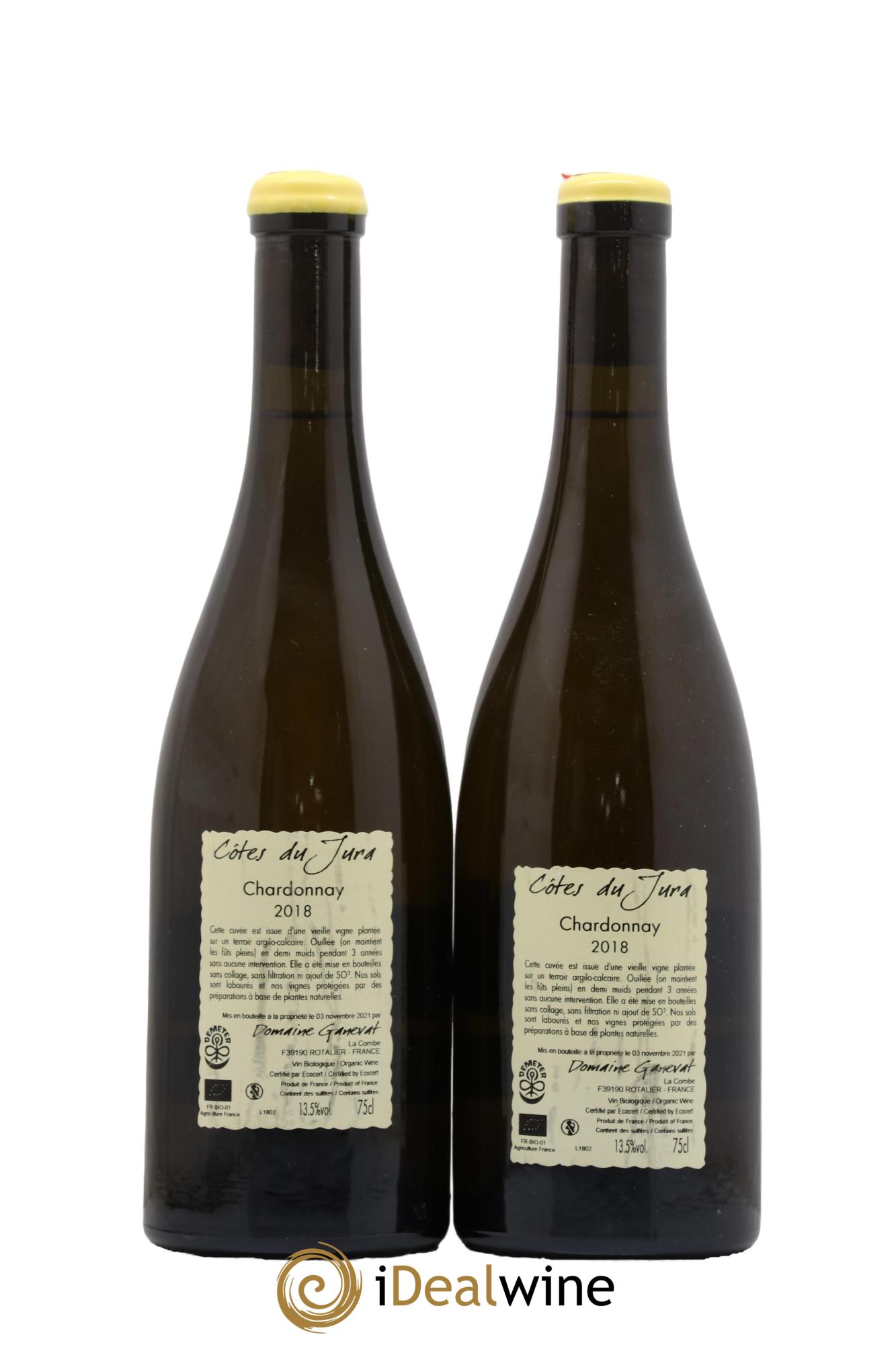 Côtes du Jura Les Chamois du Paradis Jean-François Ganevat (Domaine)  2018 - Lot de 2 bouteilles - 1