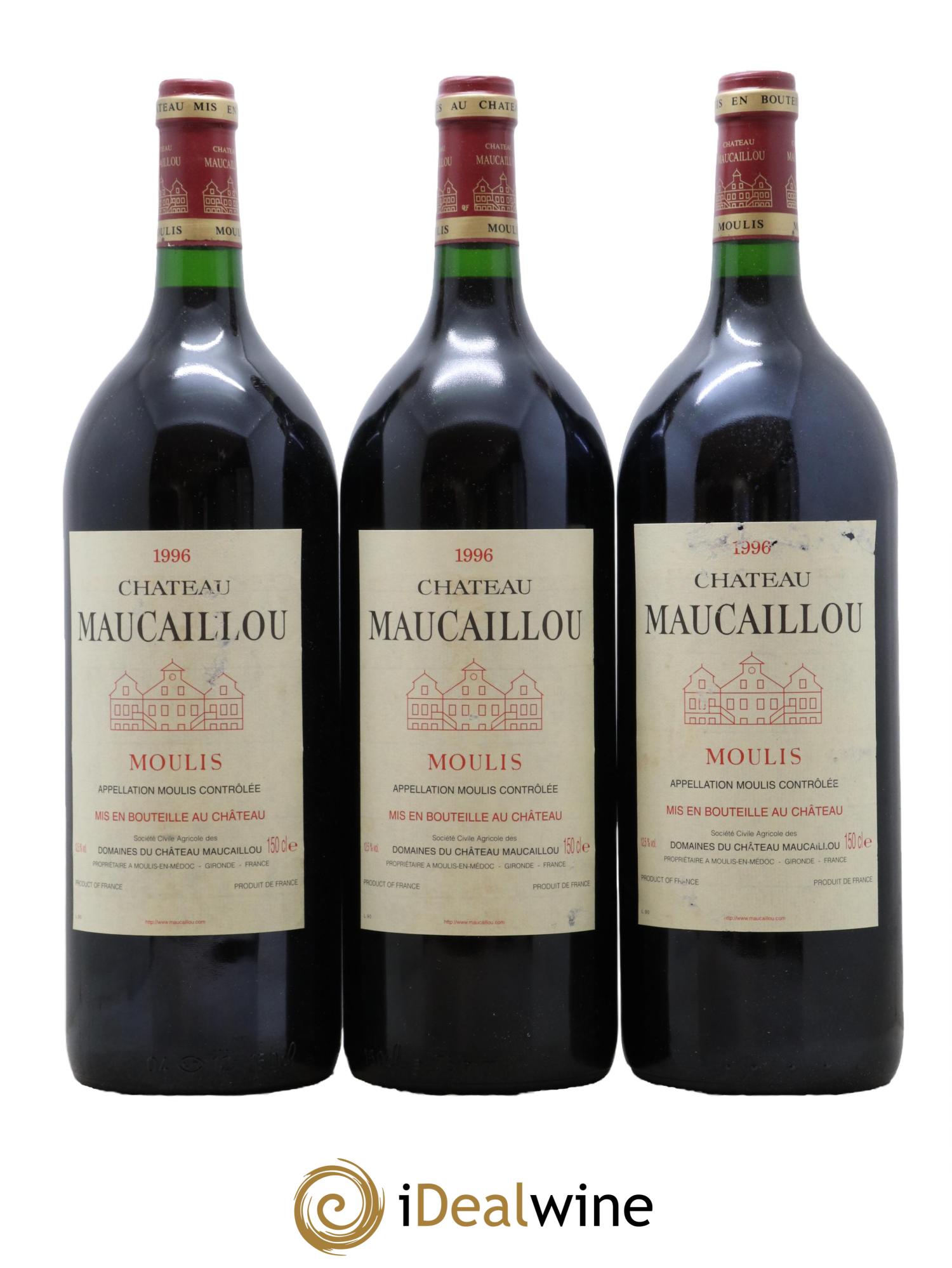 Château Maucaillou 1996 - Posten von 6 Magnum - 2