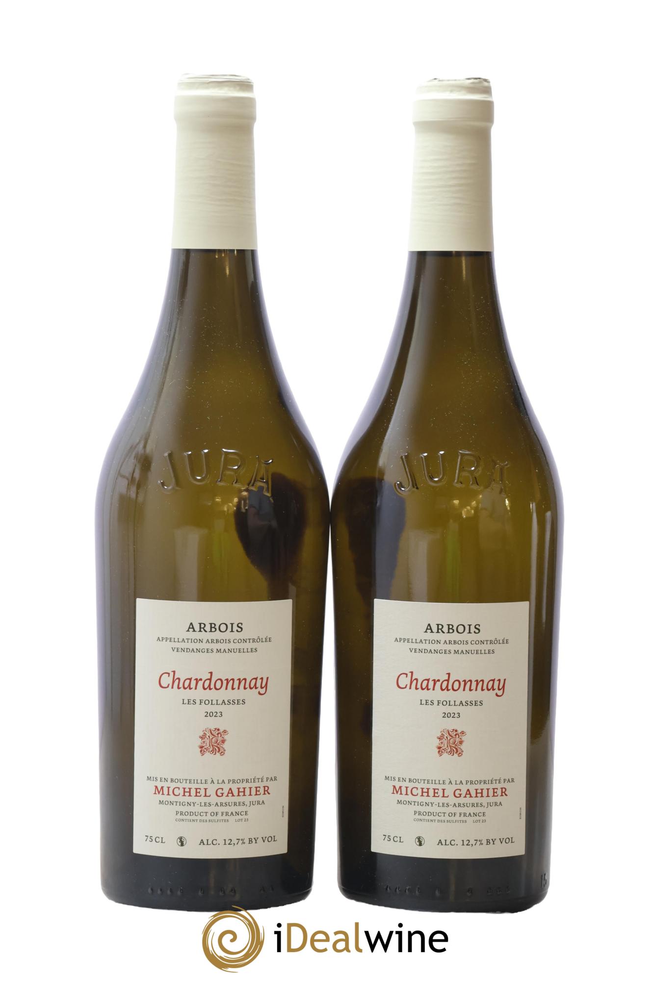Arbois Les Follasses Michel Gahier 2023 - Lot de 2 bouteilles - 0