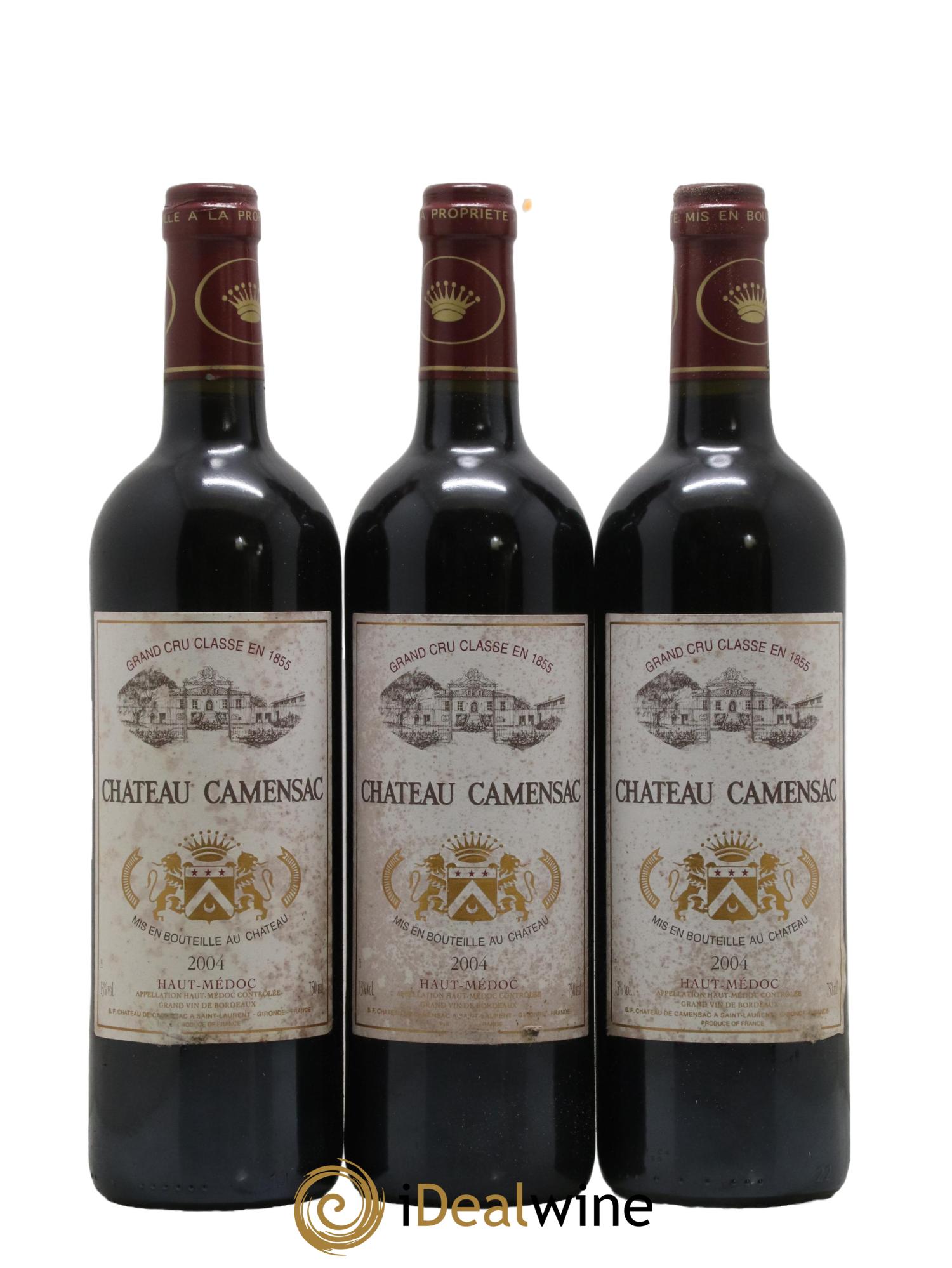 Château Camensac 5ème Grand Cru Classé 2004 - Lot de 12 bouteilles - 3