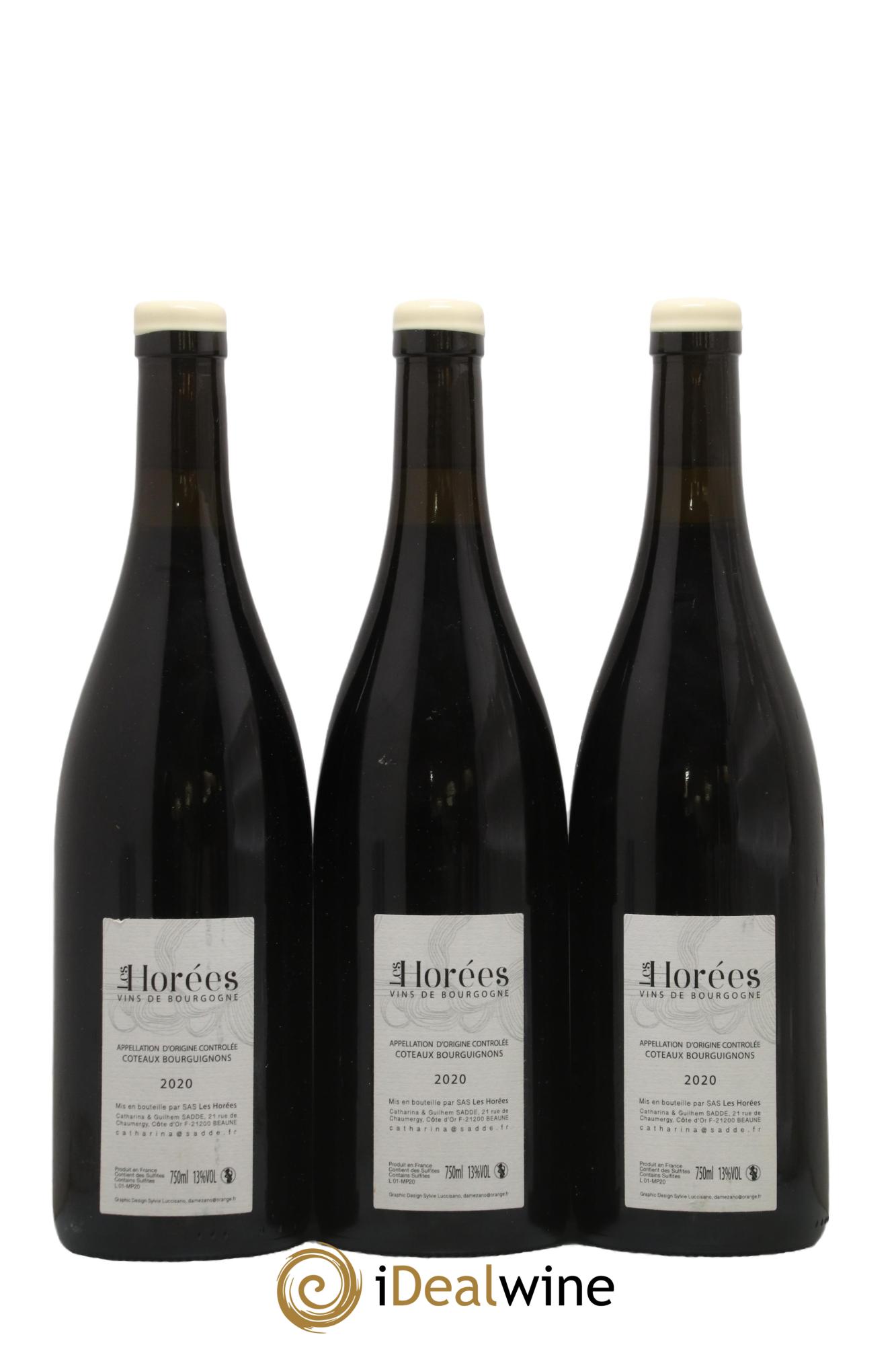 Côteaux Bourguignons Mon Poulain Les Horées 2020 - Lotto di 3 bottiglie - 1