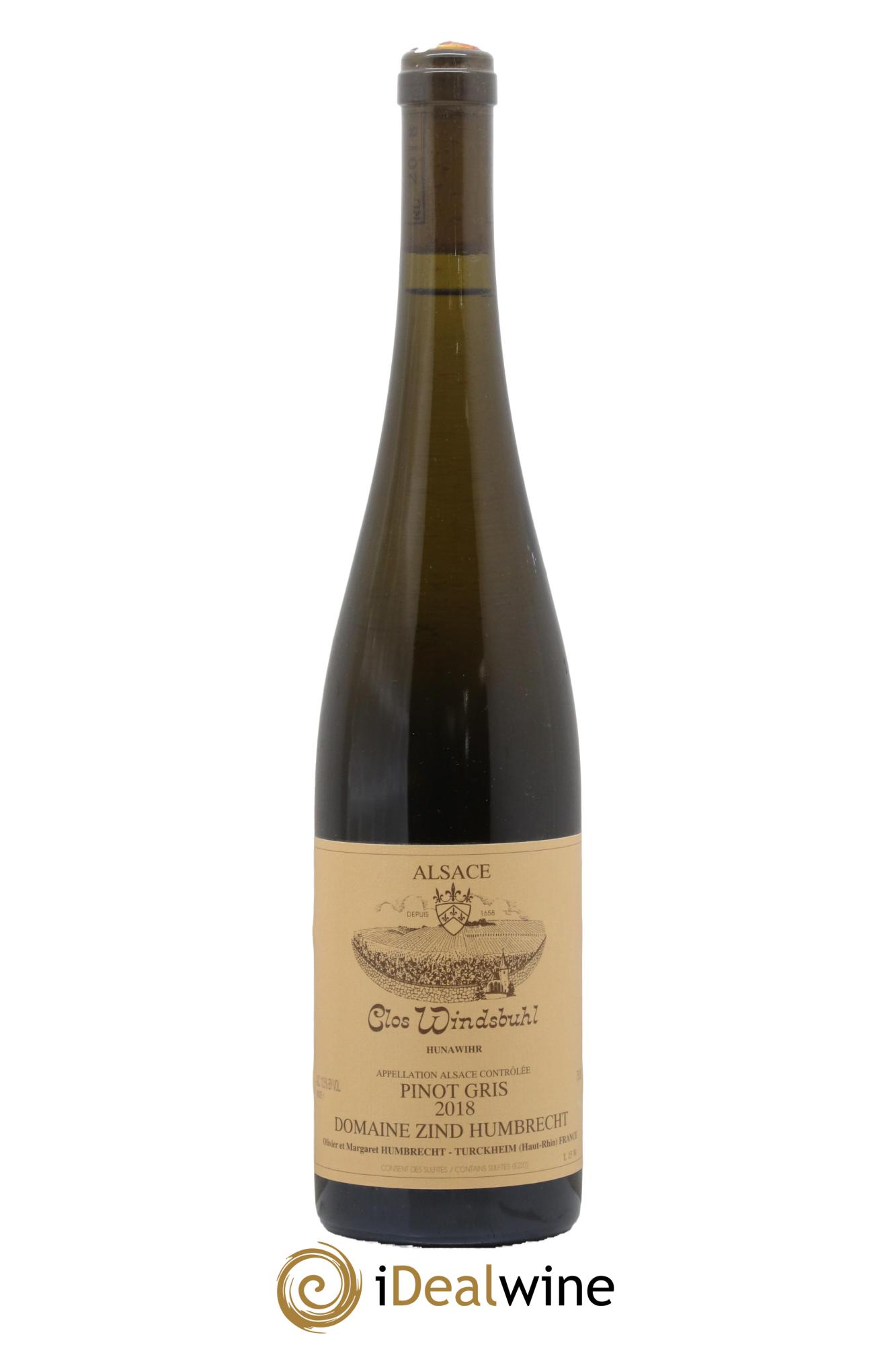 Alsace Pinot Gris Clos Windsbuhl Zind-Humbrecht (Domaine) 2018 - Posten von 1 Flasche - 0