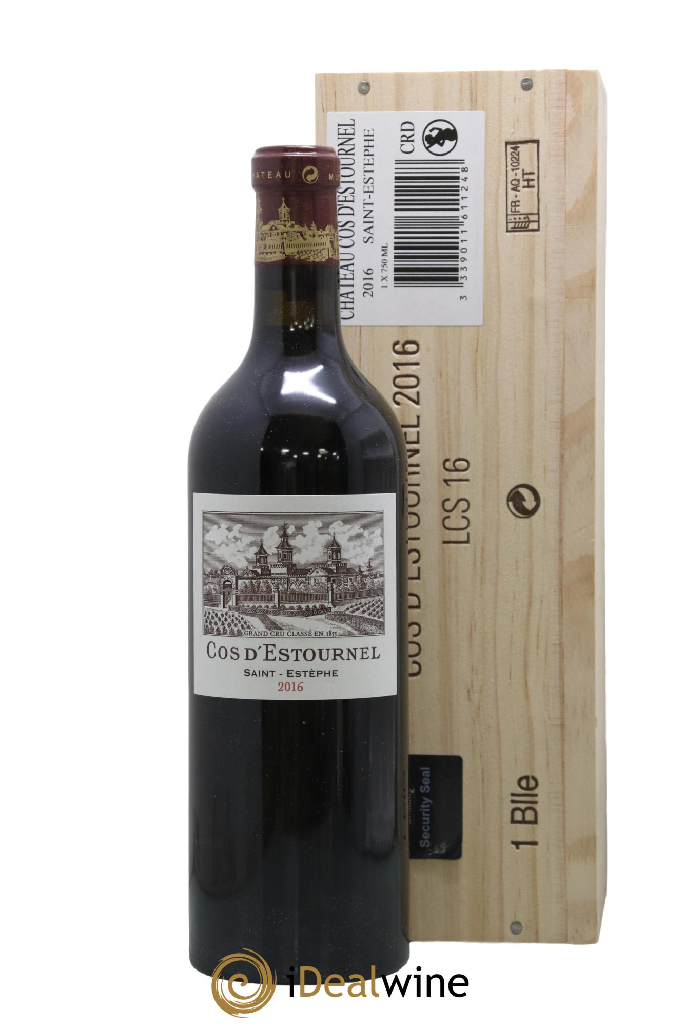 Cos d'Estournel 2ème Grand Cru Classé 2016 - Lot de 1 bouteille - 0