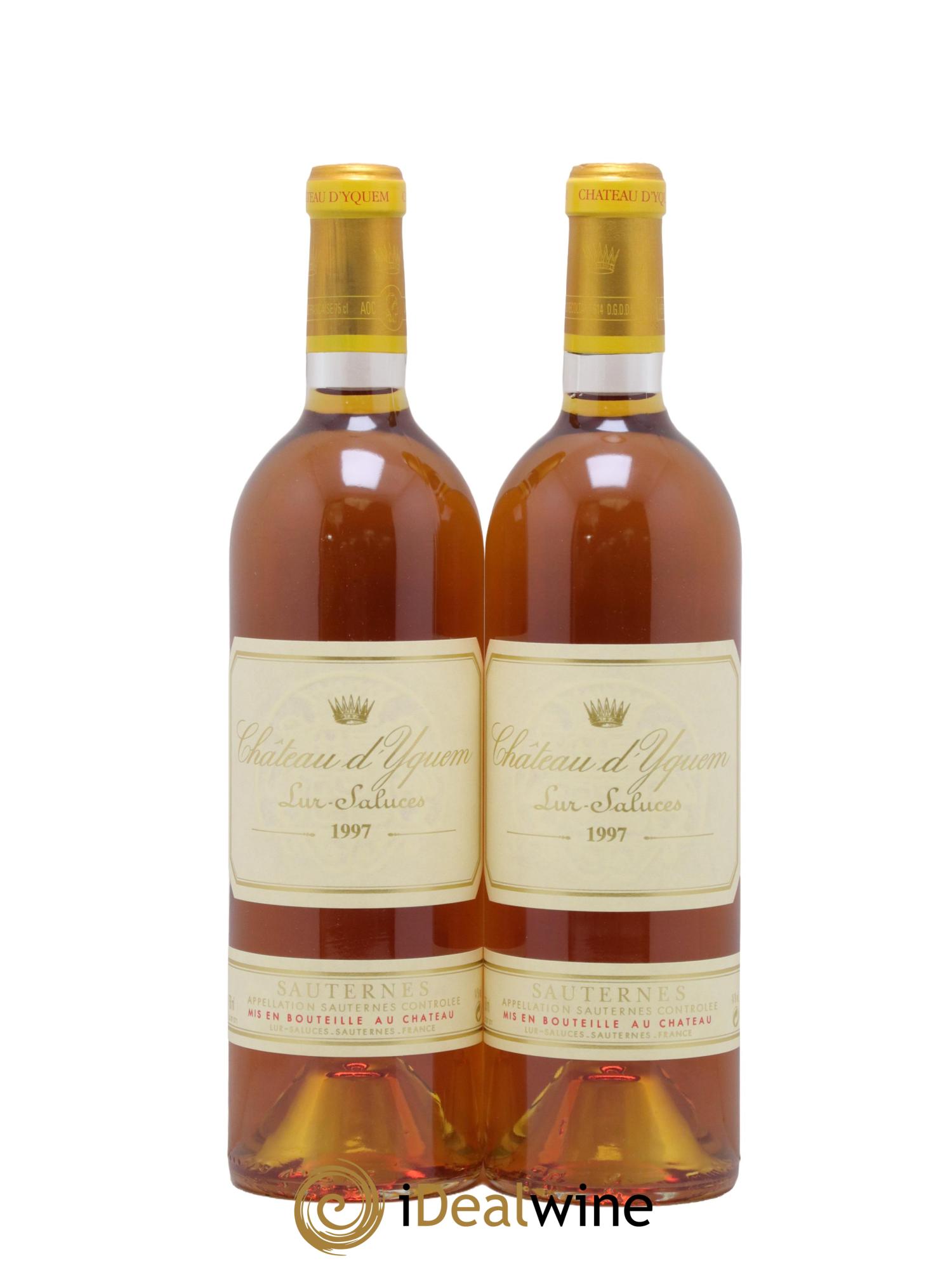 Château d' Yquem 1er Cru Classé Supérieur 1997 - Lot of 2 bottles - 0
