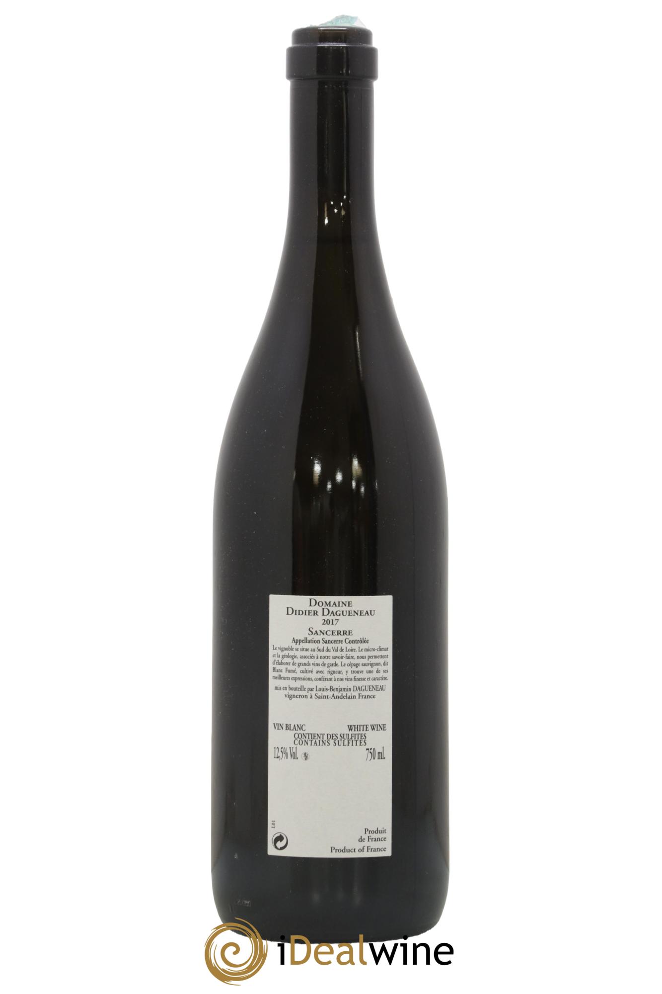 Sancerre En Chailloux Dagueneau 2017 - Lot de 1 bouteille - 1
