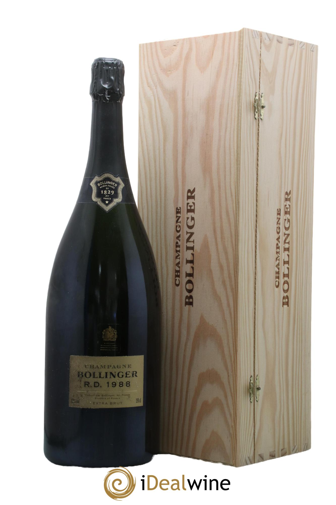 R.D. Extra-Brut Bollinger 1988 - Lot de 1 magnum - 0