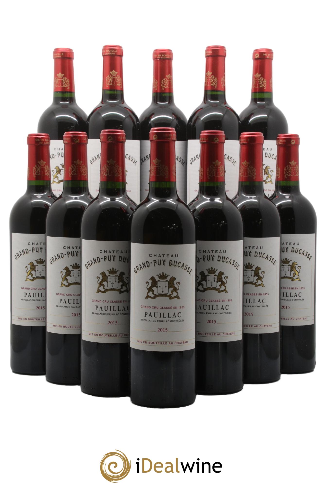 Château Grand Puy Ducasse 5ème Grand Cru Classé 2015 - Lot de 12 bouteilles - 0