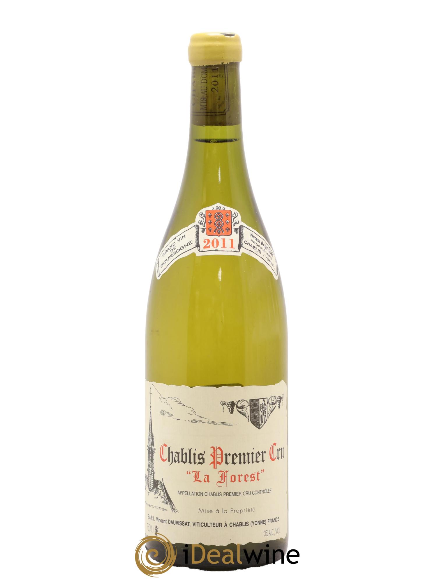 Chablis 1er Cru La Forest Vincent Dauvissat (Domaine) 2011 - Lot de 1 bouteille - 0