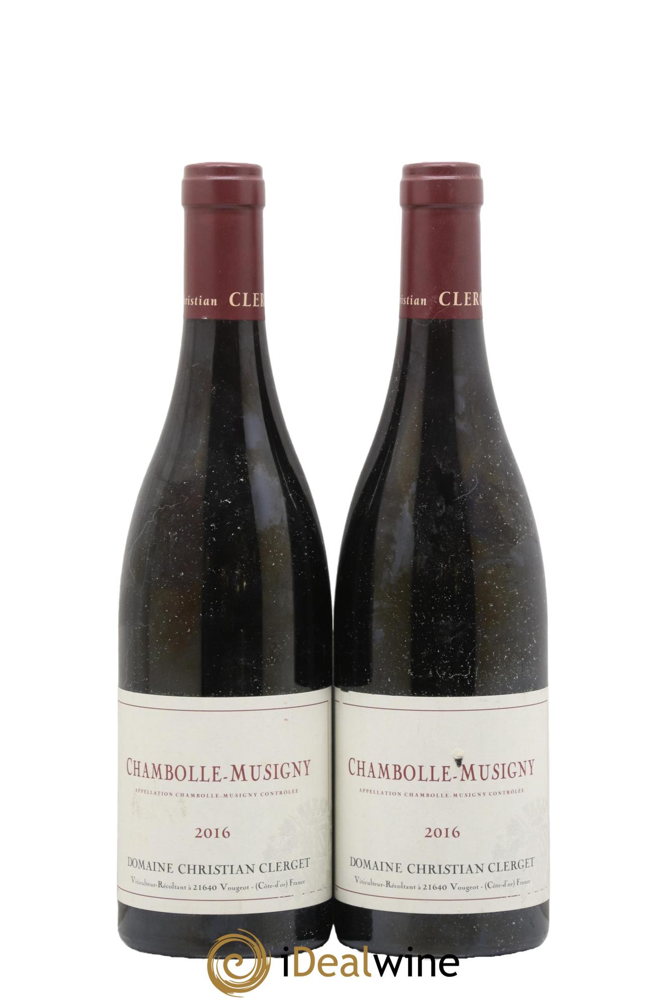 Chambolle-Musigny Christian Clerget 2016 - Posten von 2 Flaschen - 0