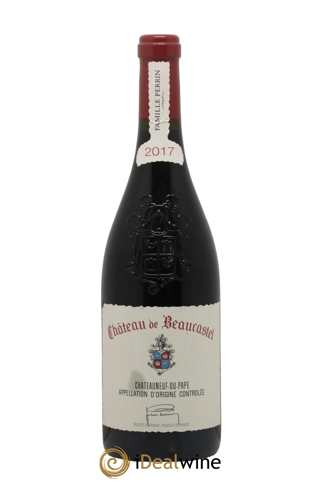 Châteauneuf-du-Pape Château de Beaucastel Famille Perrin 2017 - Lot de 1 bouteille - 0