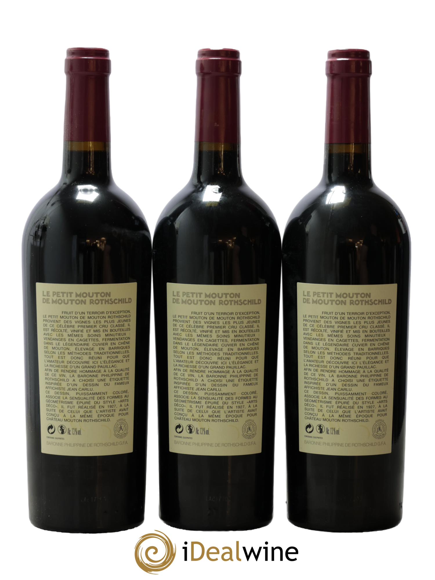 Petit Mouton Second Vin 2005 - Lot de 3 bouteilles - 1