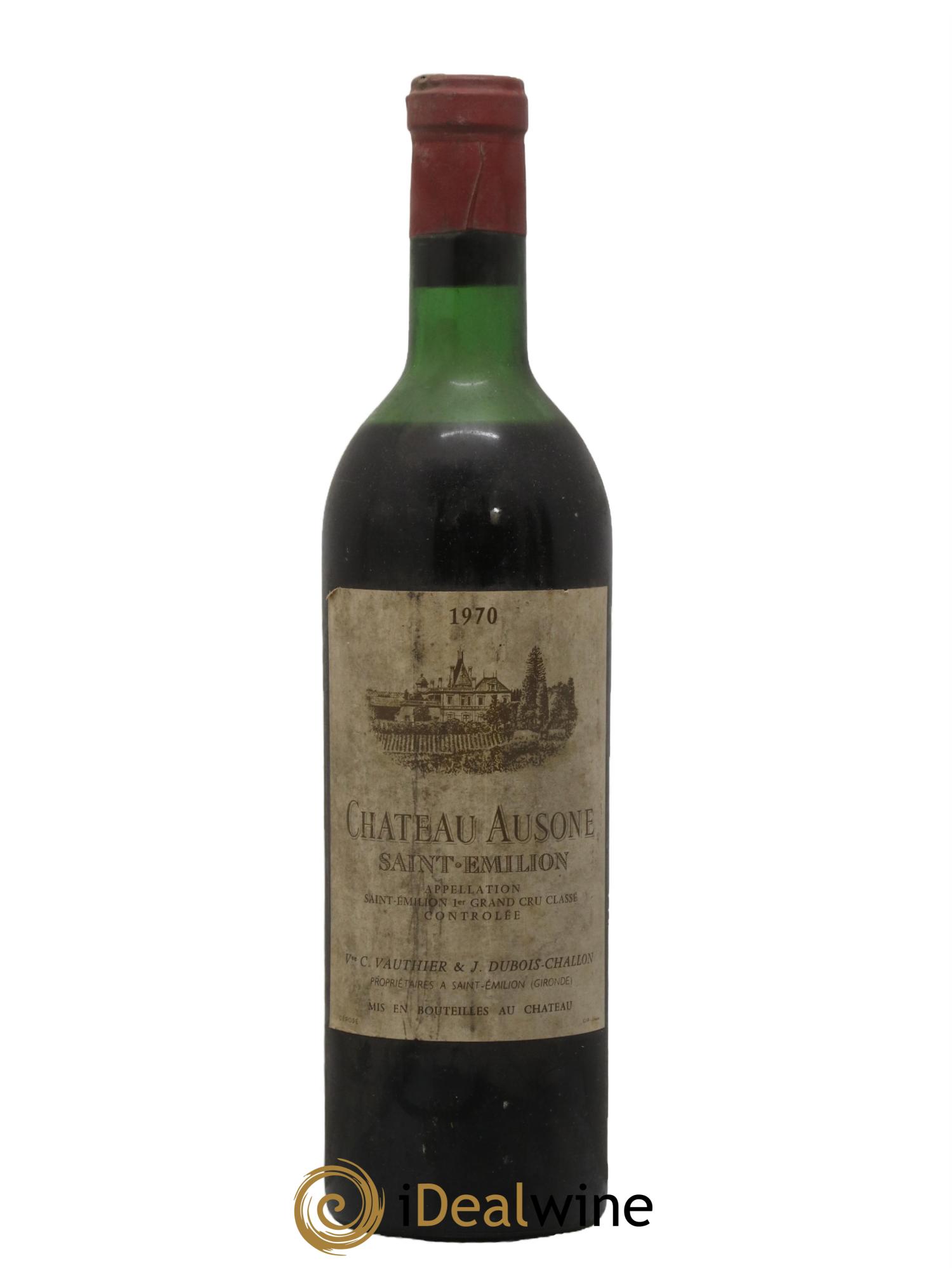 Château Ausone 1er Grand Cru Classé A 1970 - Lot de 1 bouteille - 0