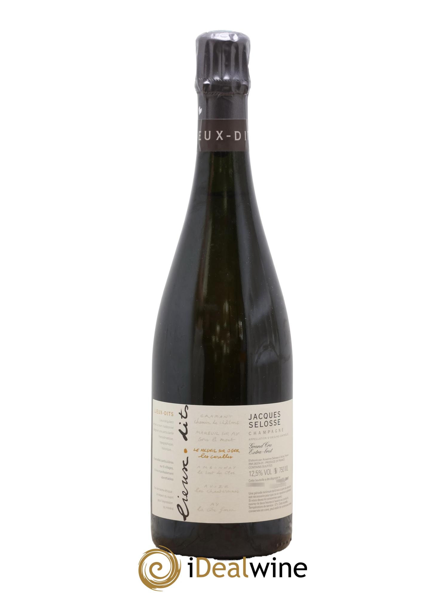 Les Carelles Blanc de Blancs Jacques Selosse - Lot de 1 bouteille - 0