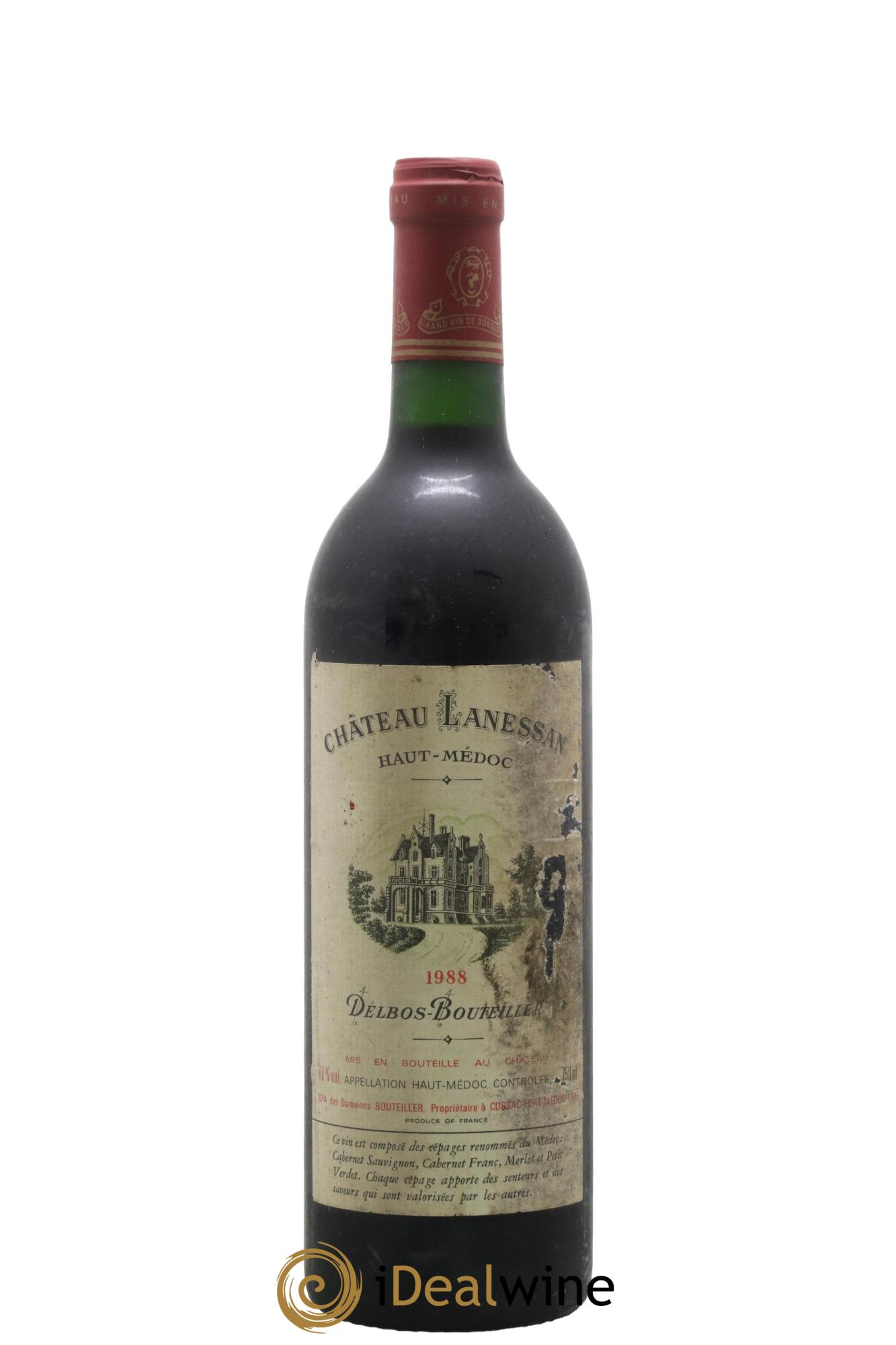 Château Lanessan Cru Bourgeois 1988 - Lot de 1 bouteille - 0