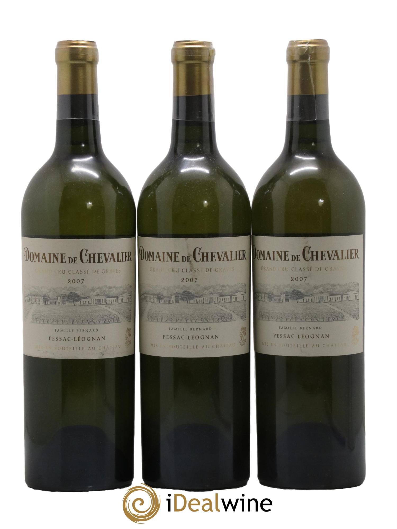 Domaine de Chevalier Cru Classé de Graves 2007 - Lot de 3 bouteilles - 0