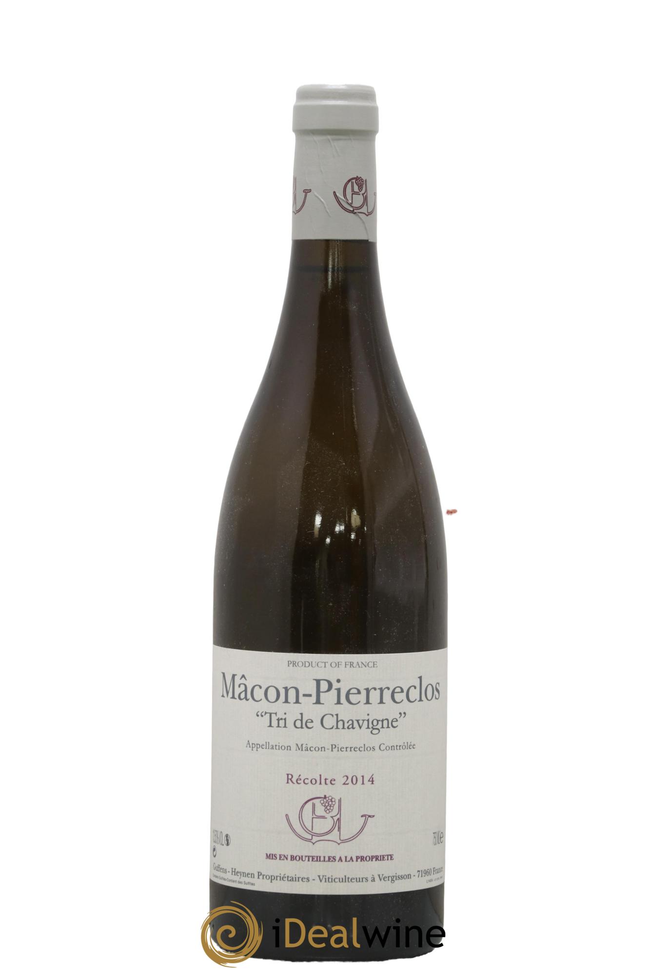 Mâcon-Pierreclos Tri de Chavigne Guffens-Heynen 2014 - Posten von 1 Flasche - 0