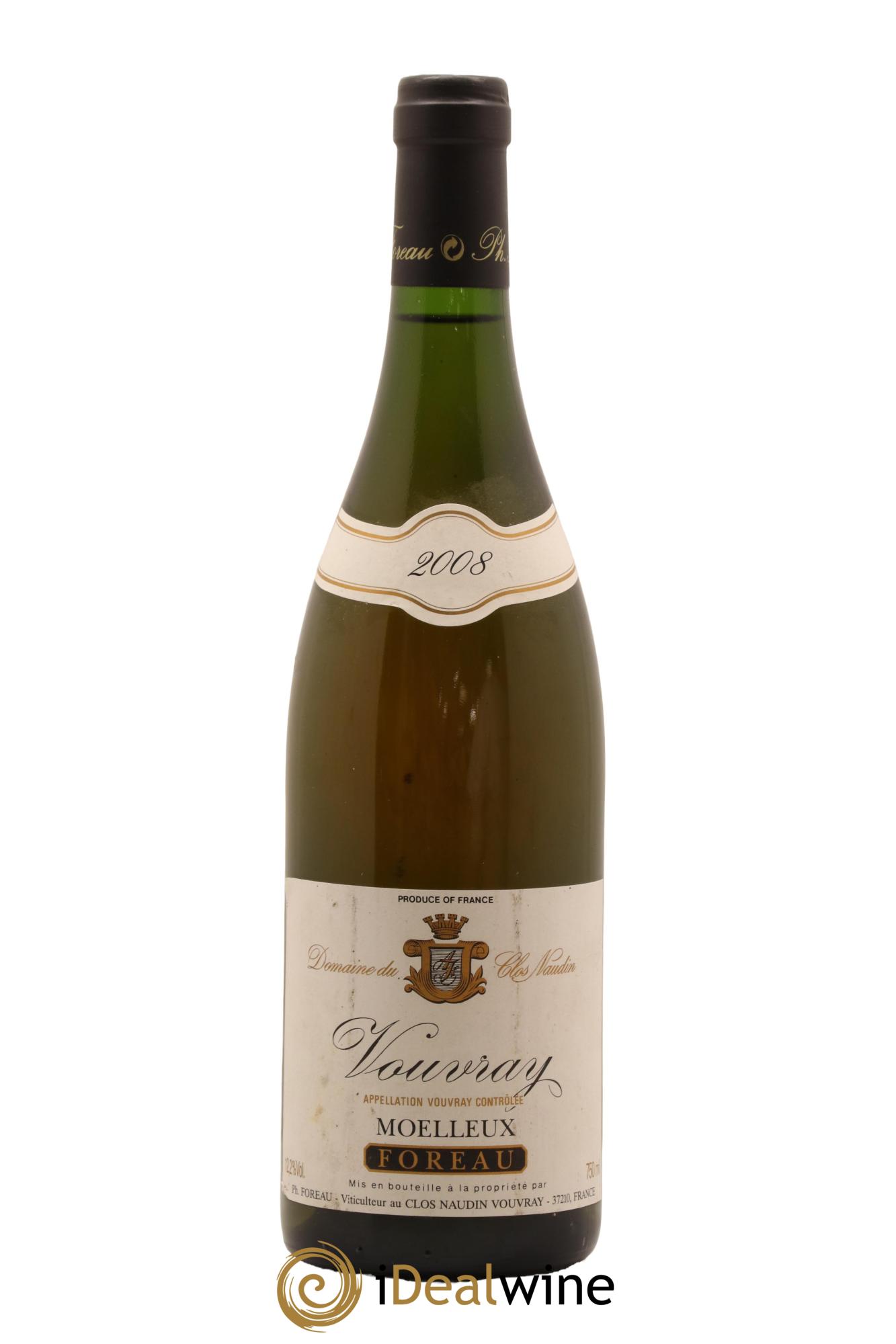 Vouvray Moelleux Clos Naudin - Philippe Foreau 2008 - Lot of 1 bottle - 0