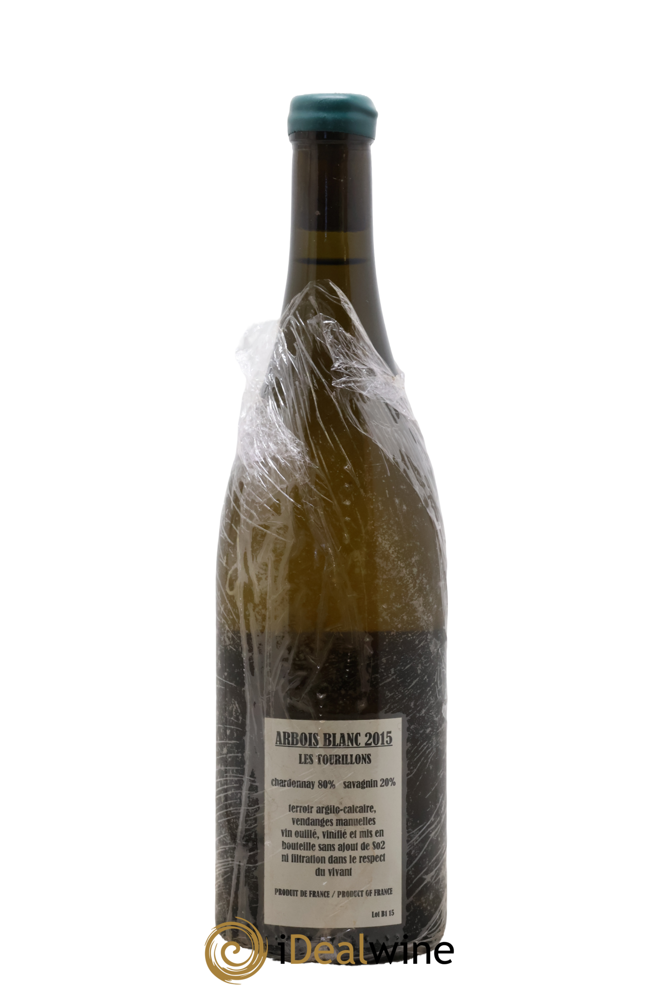 Arbois Chardonnay Savagnin Les Tourillons Adeline Houillon & Renaud Bruyère 2015 - Lotto di 1 bottiglia - 1