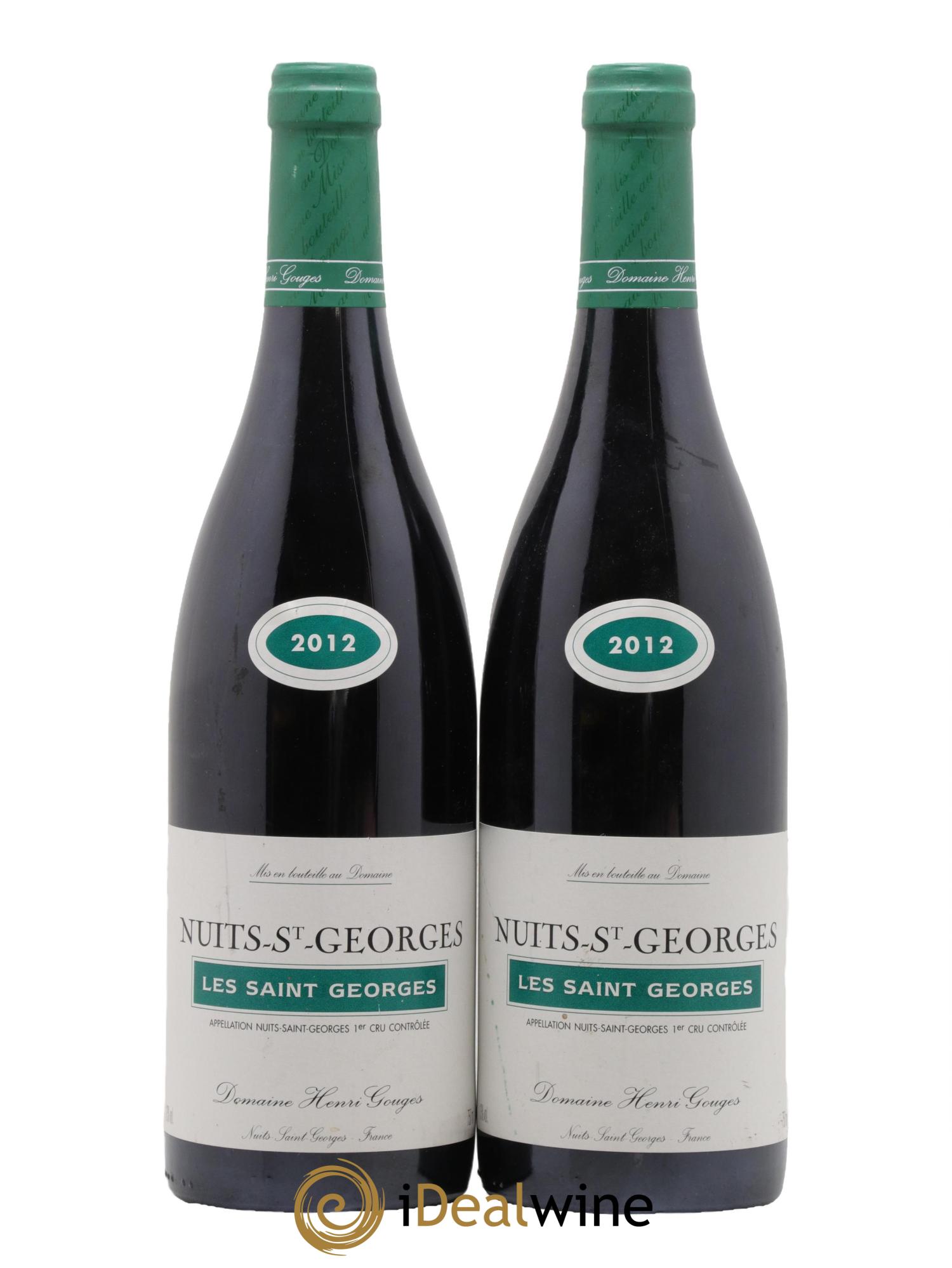 Nuits-Saint-Georges 1er Cru Les Saints Georges Henri Gouges 2012 - Lotto di 2 bottiglie - 0