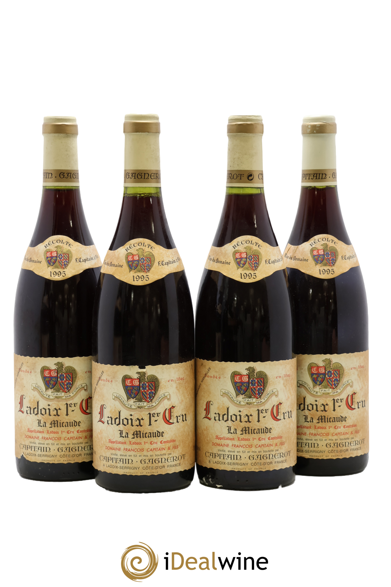 Ladoix 1er Cru La Miraude Capitain-Gagnerot 1995 - Lot de 4 bouteilles - 0