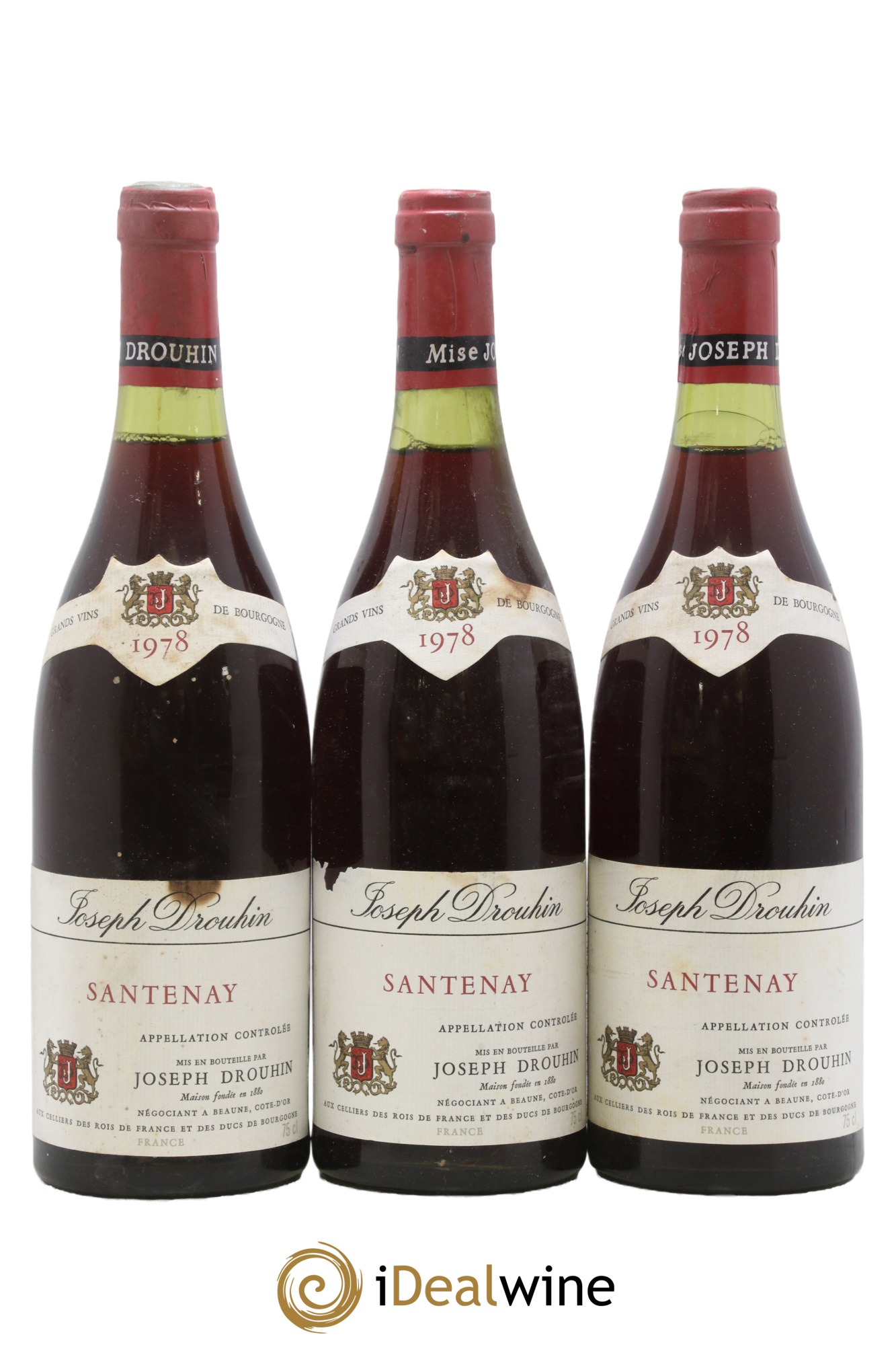Santenay Joseph Drouhin 1978 - Lot de 3 bouteilles - 0