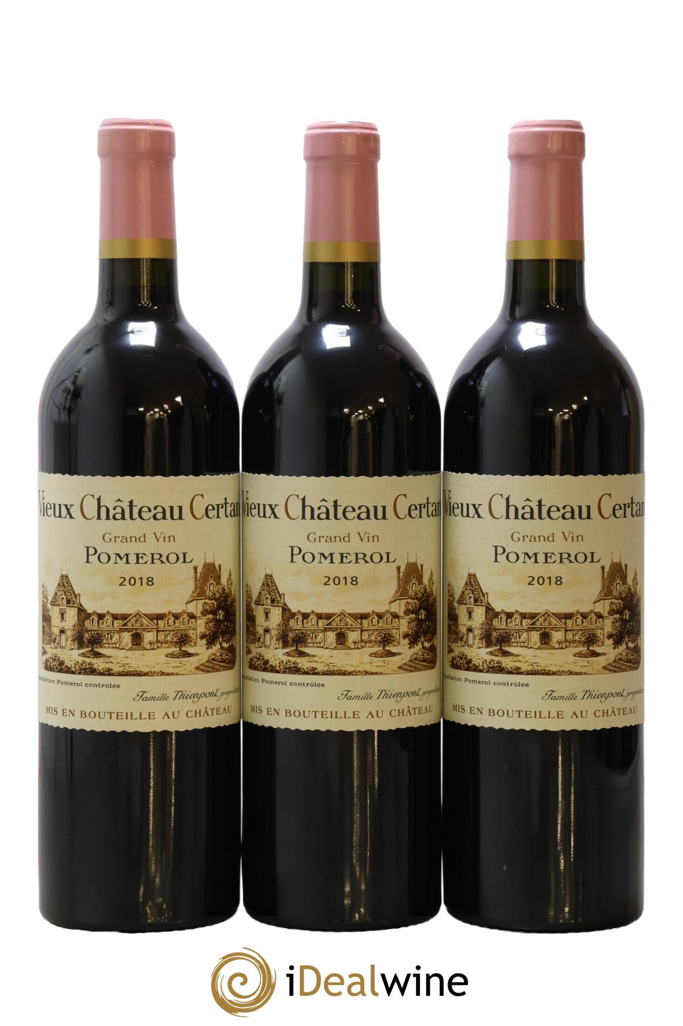 Vieux Château Certan 2018 - Lot of 3 bottles - 0