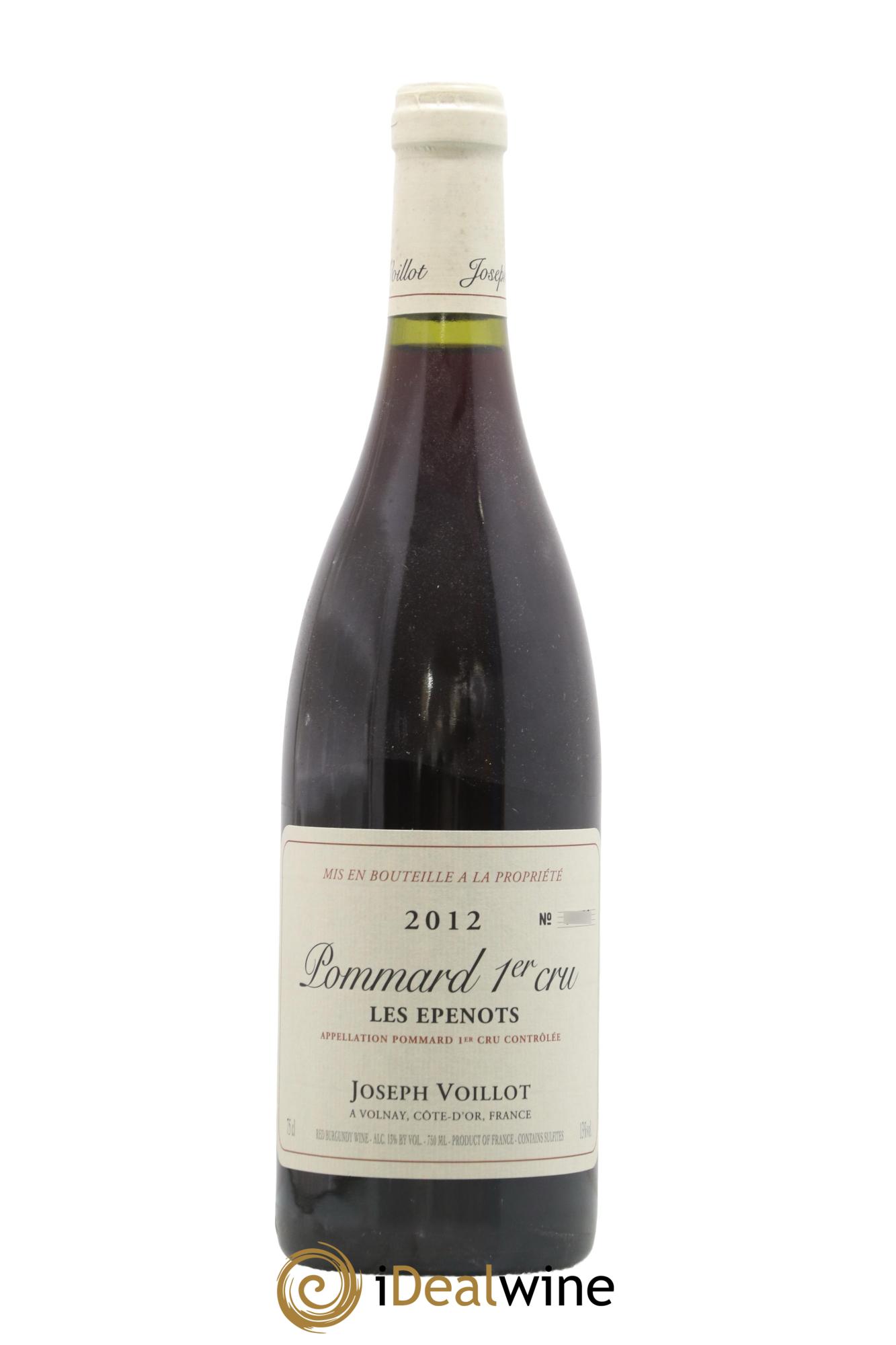 Pommard 1er Cru Les Epenots Joseph Voillot (Domaine) 2012 - Lotto di 1 bottiglia - 0