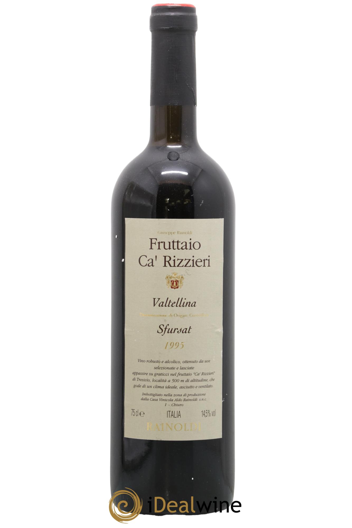 Italie Valtellina Sfursat Fruttaio Ca Rizzieri Rainoldi 1995 - Lot of 1 bottle - 0