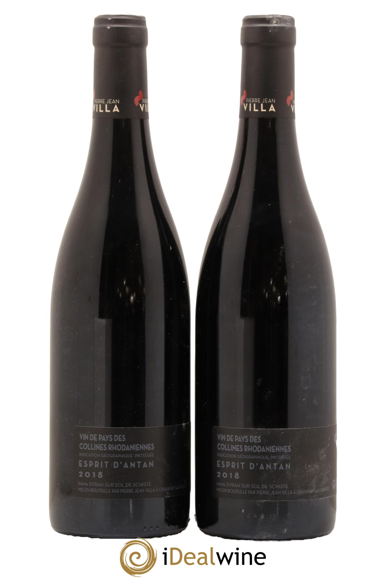 IGP Collines Rhodaniennes Esprit d'Antan Pierre-Jean Villa  2018 - Posten von 2 Flaschen - 1