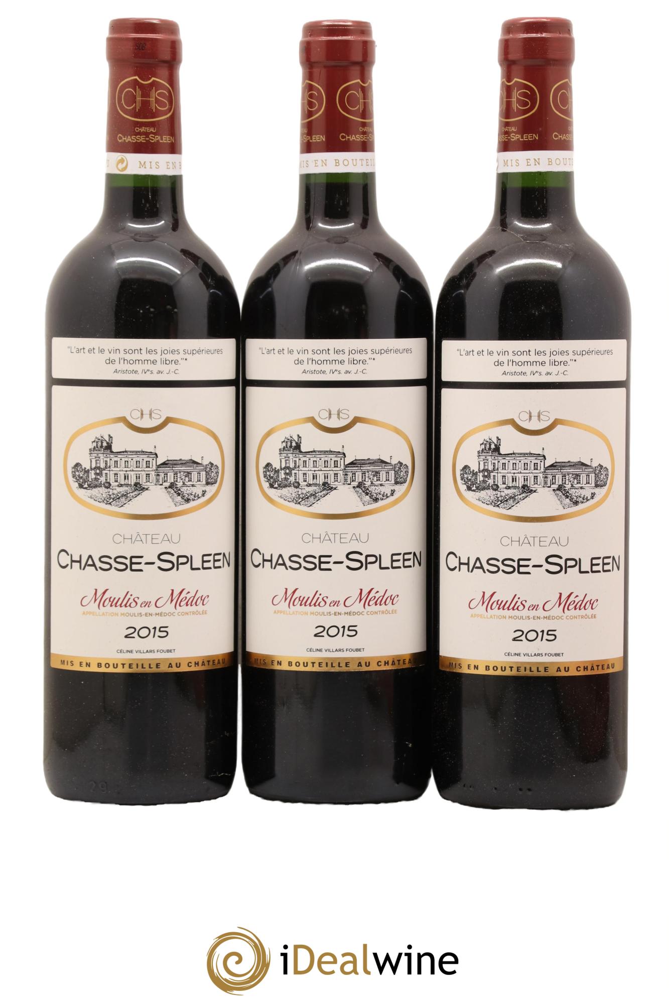 Château Chasse Spleen 2015 - Lot de 12 bouteilles - 2