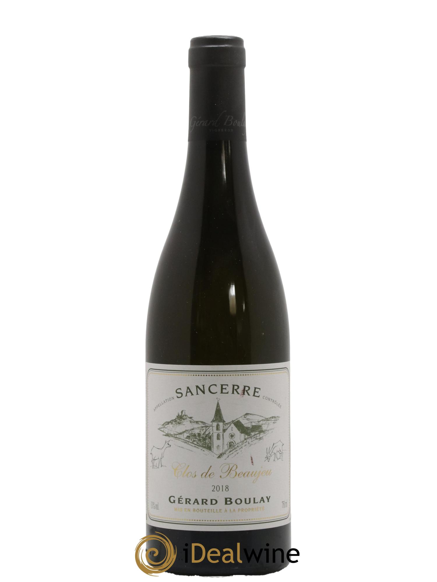 Sancerre Clos de Beaujeu Gérard Boulay 2018 - Lot de 1 bouteille - 0