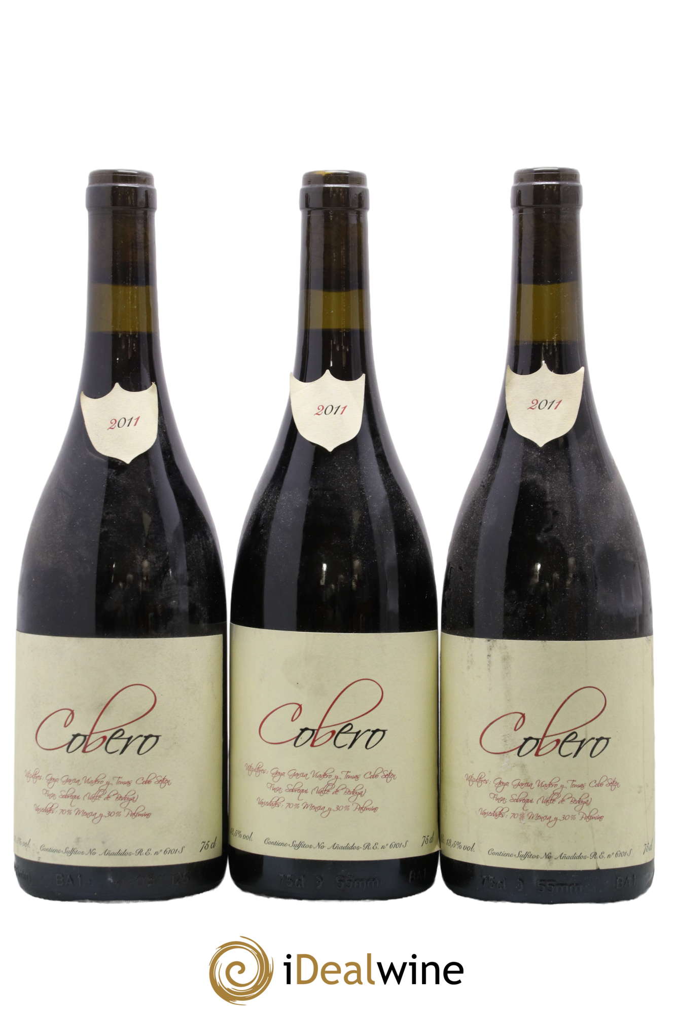 Espagne Vdt Valle de Liebana Cobero Tinto Goyo Garcia Viadero 2011 - Lot of 3 bottles - 0