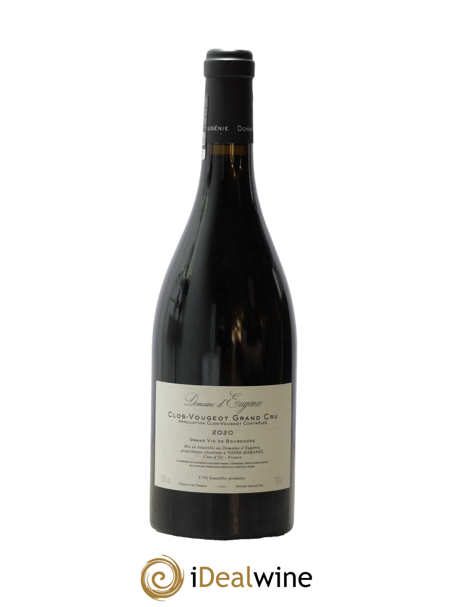 Clos de Vougeot Grand Cru Domaine René Engel - Domaine Eugénie 2020 - Lot de 1 bouteille - 1