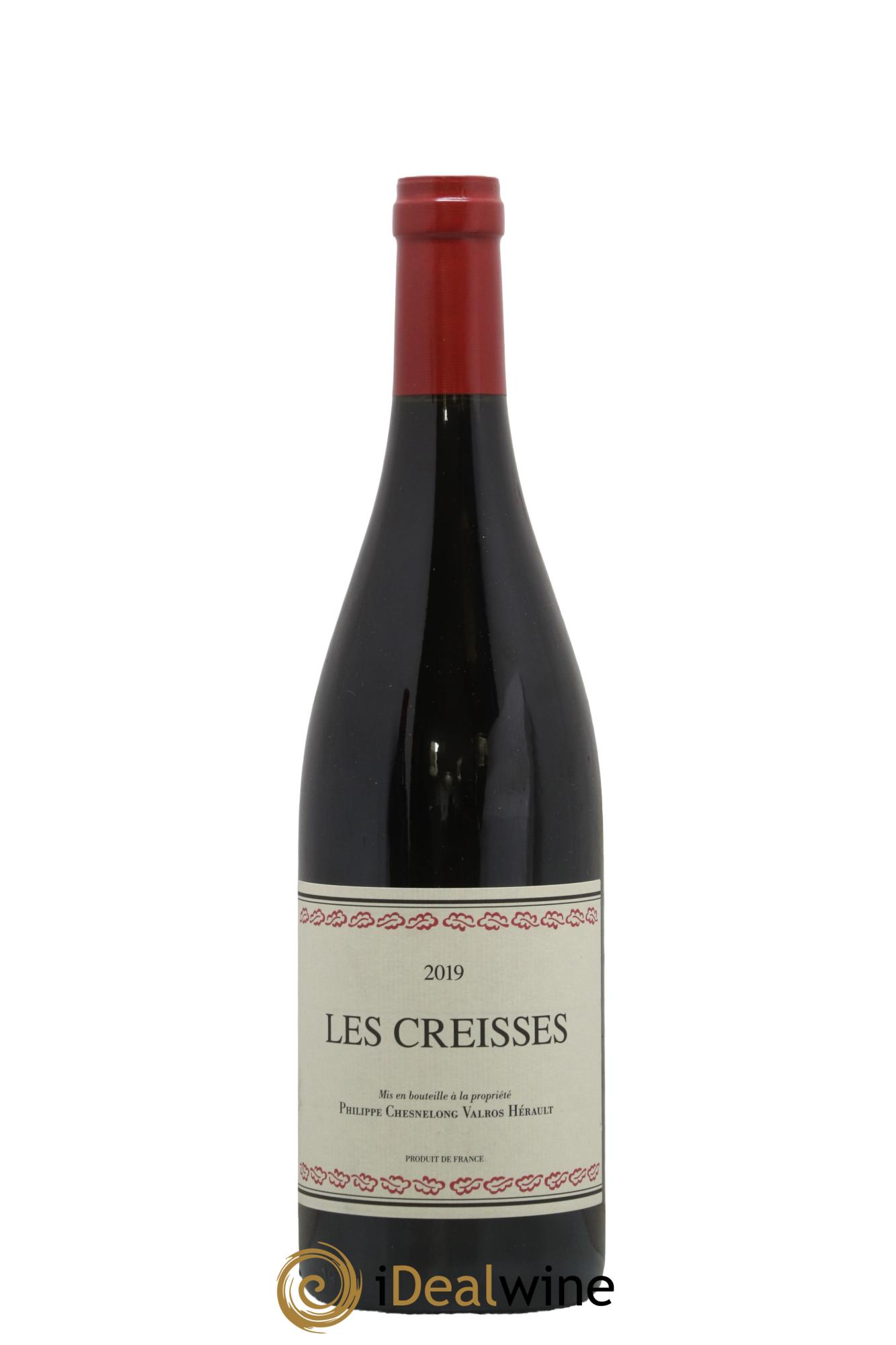 IGP Pays d'Hérault (Vin de Pays de l'Hérault) Les Creisses Les Creisses (Domaine) 2019 - Lot de 1 bouteille - 0