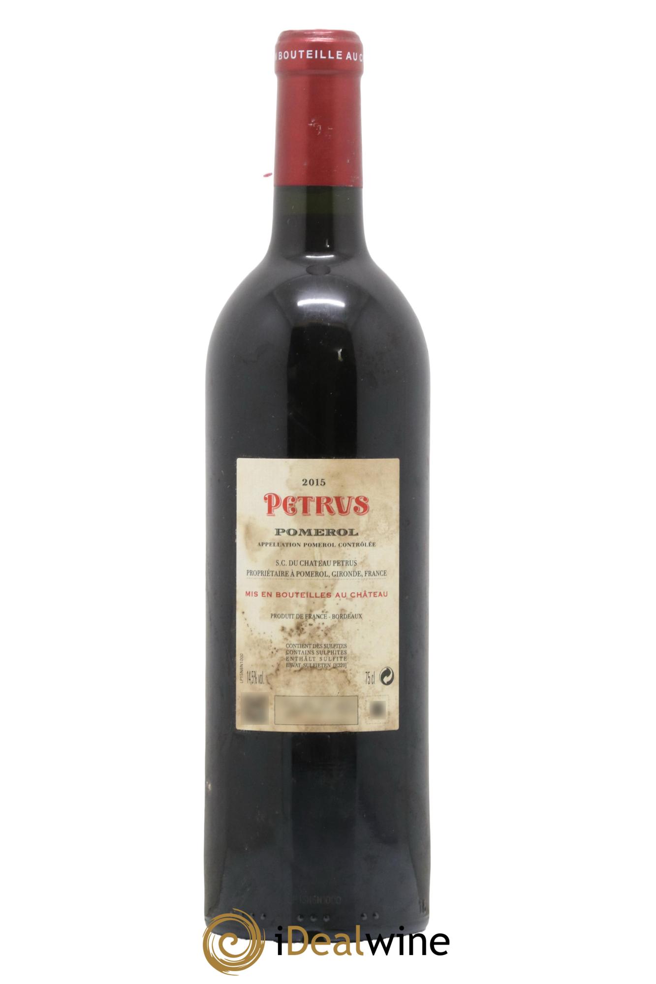 Petrus 2015 - Lot de 1 bouteille - 1