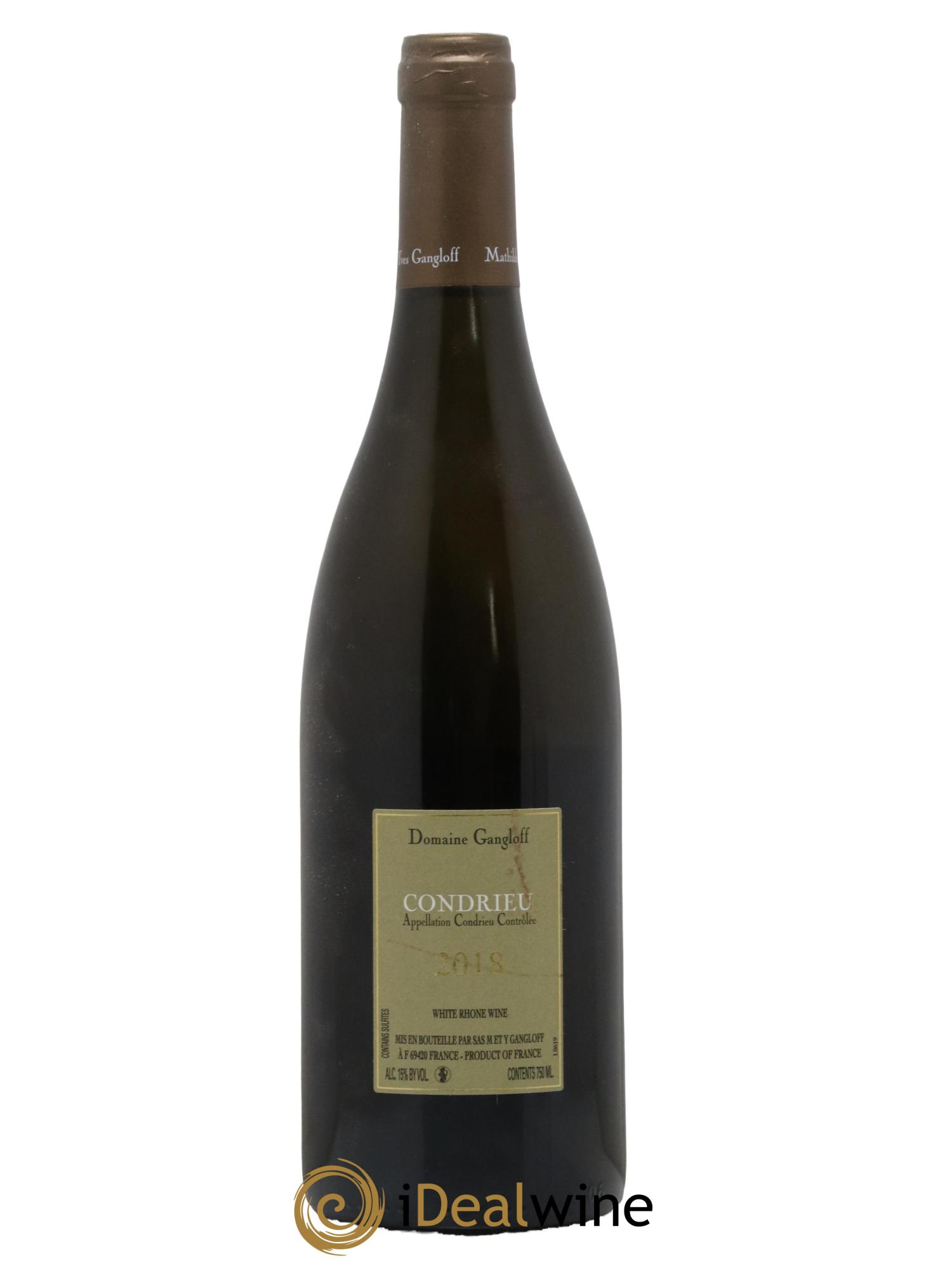 Condrieu Domaine Gangloff (Domaine) 2018 - Lot de 1 bouteille - 1